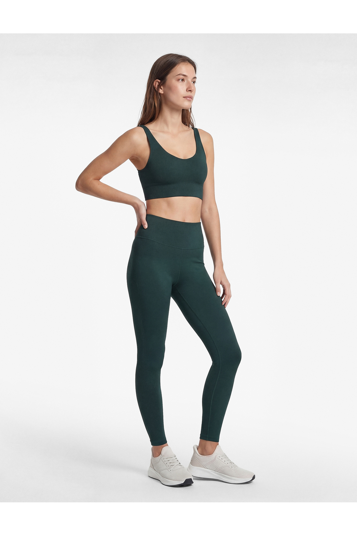 Koton Slim Fit Kolsuz U Yaka Sporcu Sütyeni görsel 2