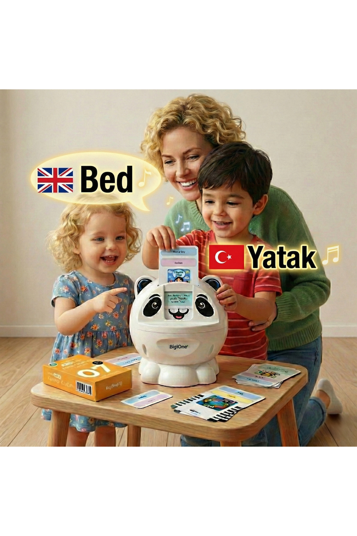 Bigibuddy İngilizce Türkçe Eğitici Sesli Kelime Kartı WordsBuddy Ev Eşyaları 07 (BigiOne İle Çalışır) fotoğrafı 6 (önizleme)