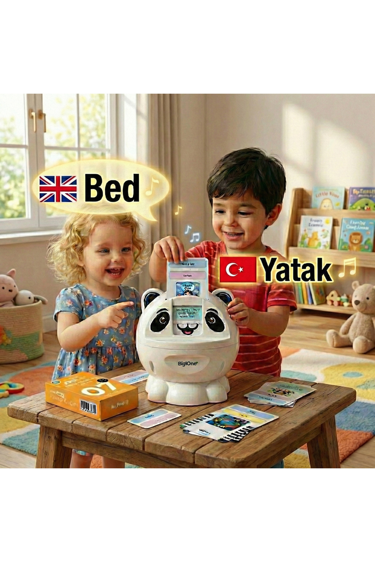 Bigibuddy İngilizce Türkçe Eğitici Sesli Kelime Kartı WordsBuddy Ev Eşyaları 07 (BigiOne İle Çalışır) fotoğrafı 5 (önizleme)