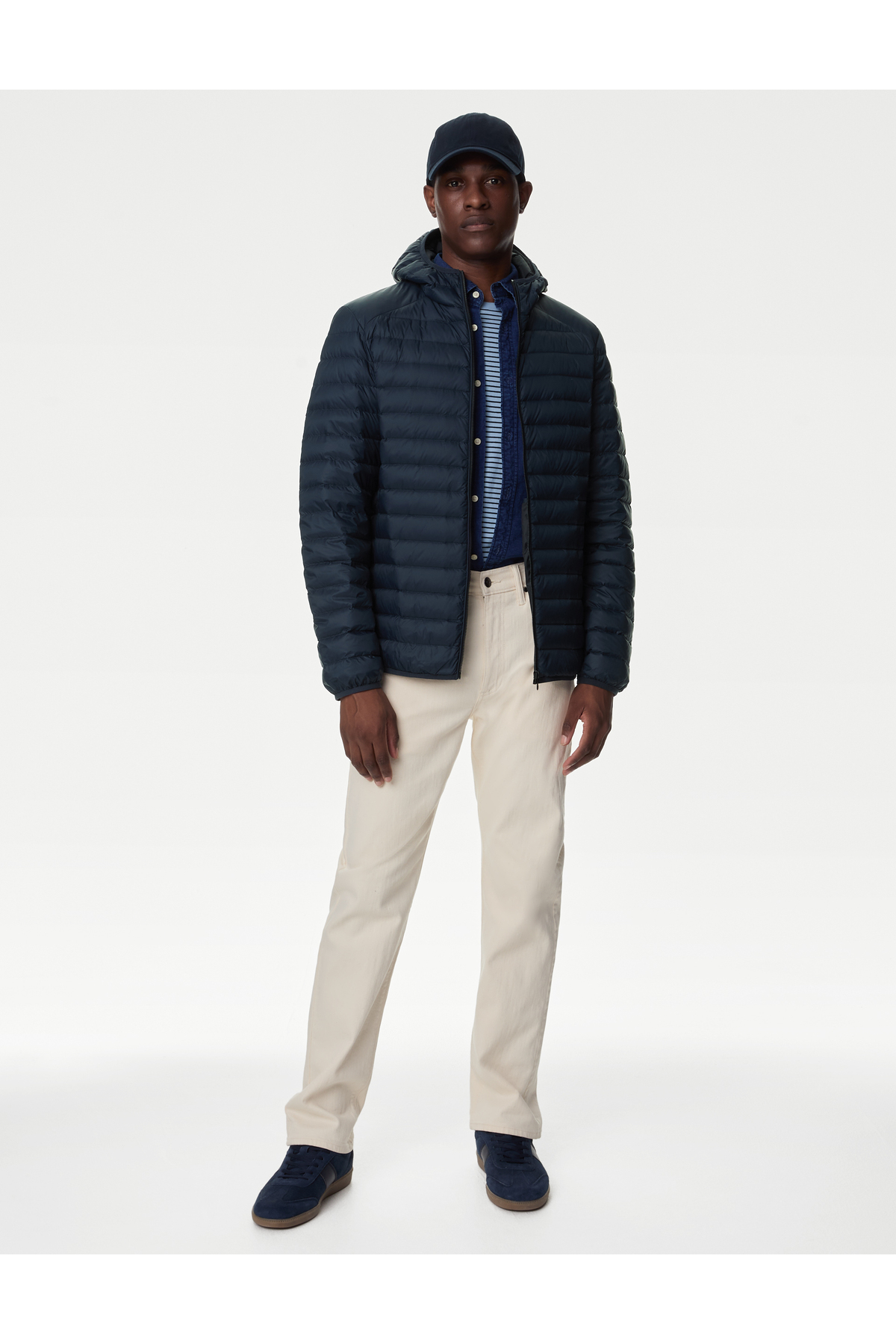 Stormwear:trade_mark: Feather and Down Puffer Şişme Mont — سرمه‌ای T16006801I — تصویر 3 از 7
