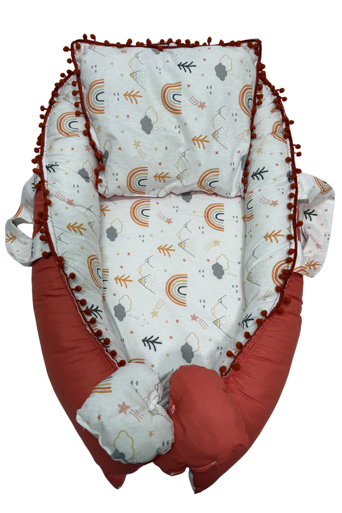 Happy Baby Dikiş Atölyesi 10’lu Babynest Puset Örtüsü Alt Açma Emzirme Yastığı Emzirme Önlüğü Ana Kucağı fotoğrafı 4 (önizleme)