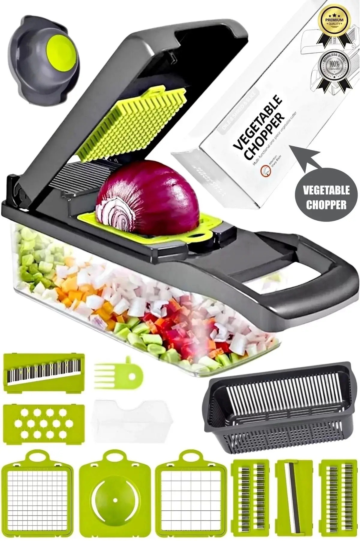 Tilbe Home Vegetable Chopper Patates Sebze Küp Rende Doğrayıcı Dicer Dilimley...