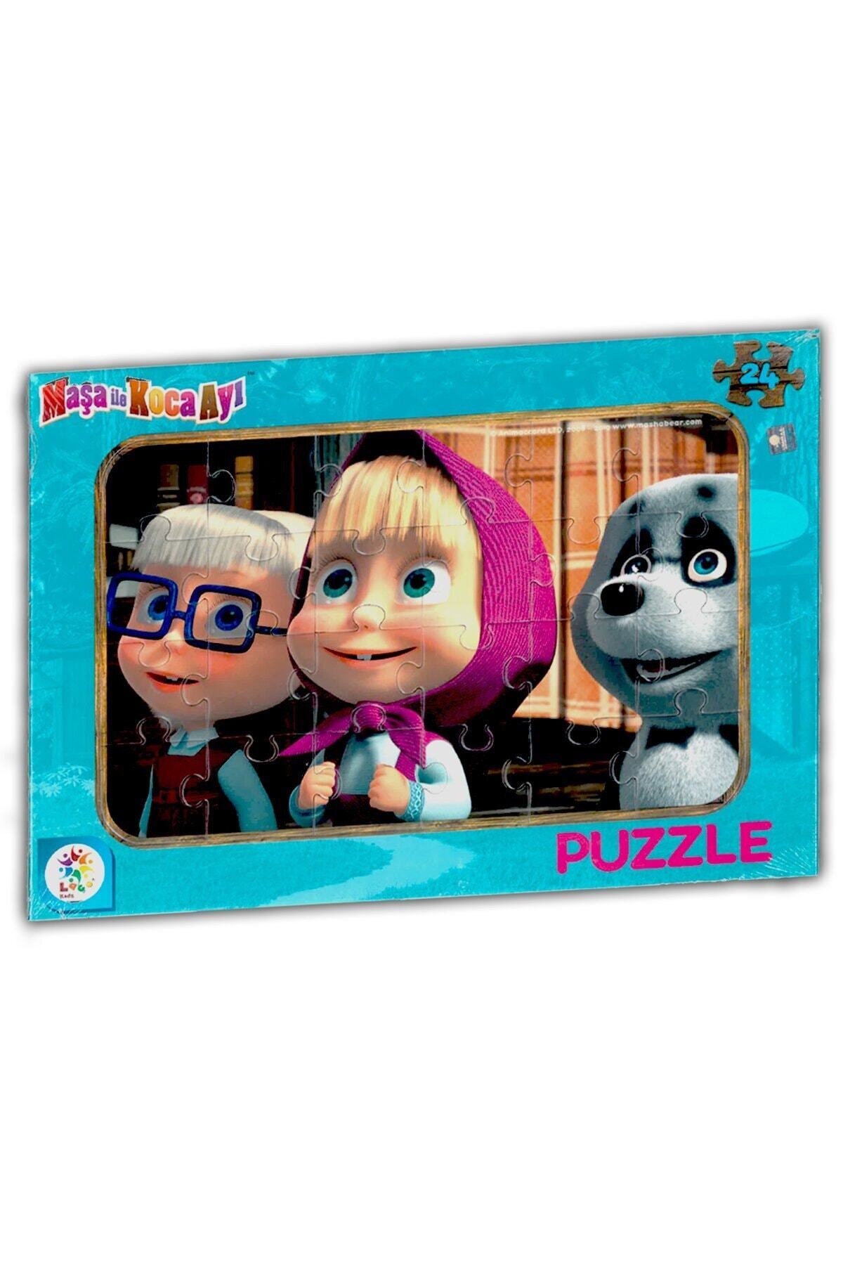 LAÇO KİDS Maşa Ile Koca Ayı 2'li Lisanslı Frame Puzzle/yapboz (24+48 Parça) fotoğrafı 2 (önizleme)