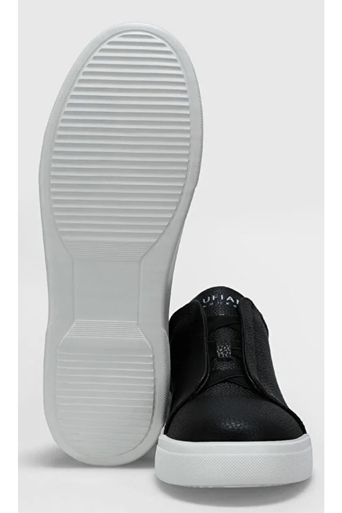 Lufian  112230257 Dante Sneaker Erkek Deri Ayakkabı SİYAH-BEYAZ - Görsel 6