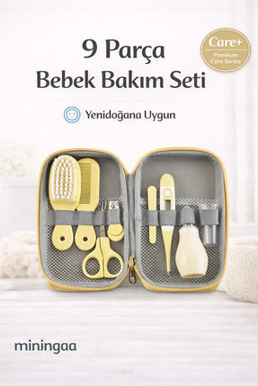 Miningaa 9 Parça Bebek Bakım Seti Anne Çantası İçin Düzenli Güvenli Seyahat D...