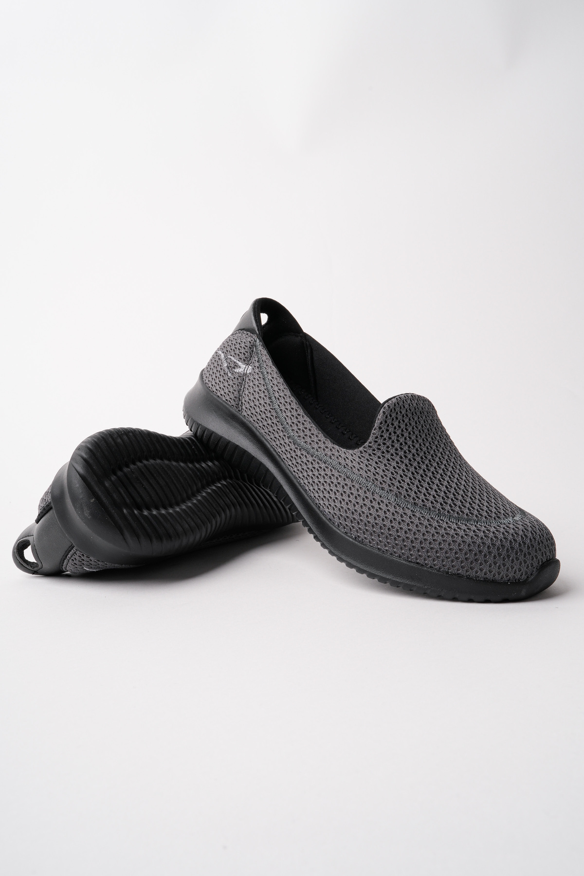 ROSETTE  Kadın FÜME SİYAH Full Ortopedik Şeker Hastalarına Uygun Günlük Kullanım Yürüyüş Sneakers Ayakkabı - Görsel 5