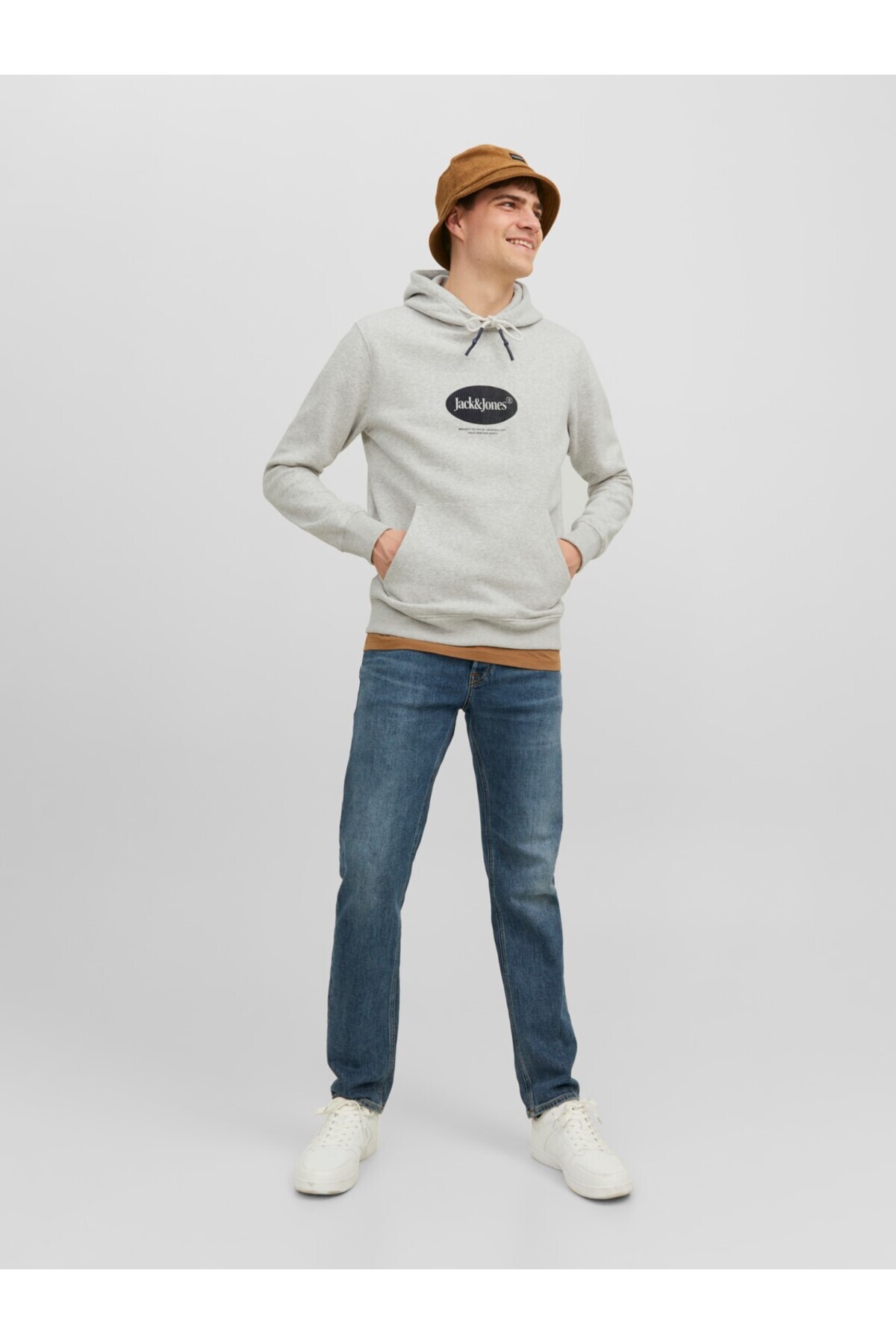 سویشرت مردانه طرح دار آستین بلند | جک اند جونز Jack & Jones 12242197 - تصویر 3