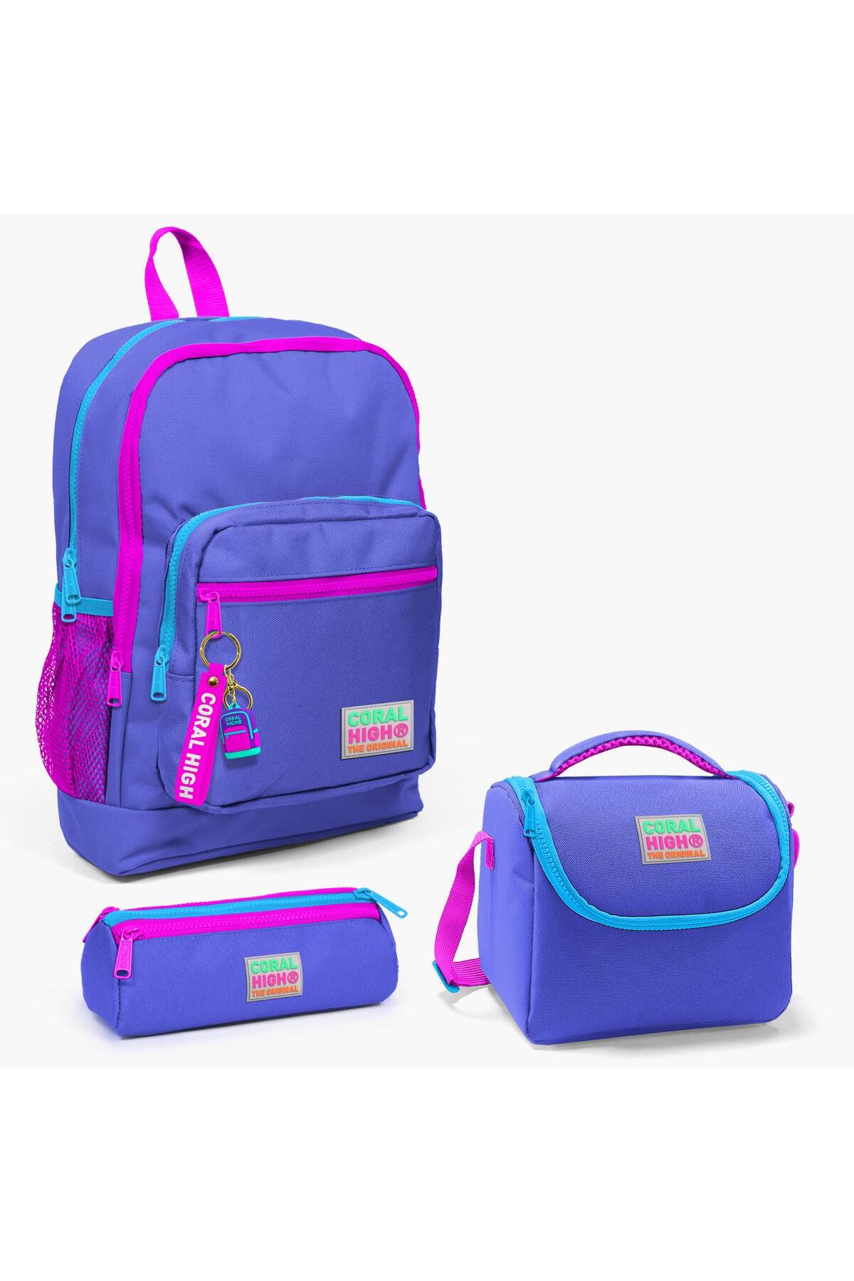 Kids Lavender 3-Piece School Bag Set SET0123703
