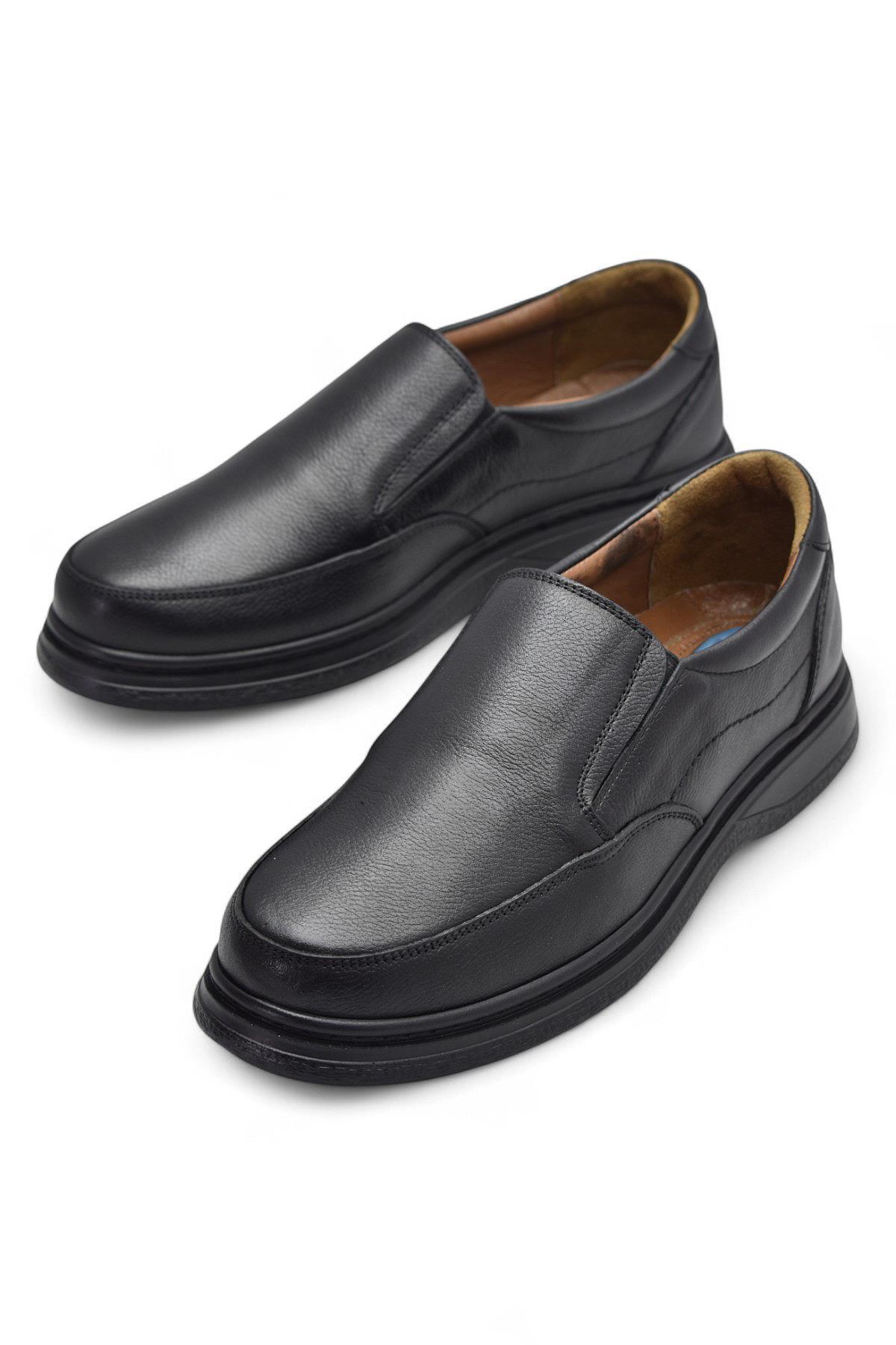 ISPARTALILAR  TAB430 Ortopedik Taban Hakiki Deri Erkek Ayakkabı Mevsimlik Baba Ayakkabısı - Görsel 3