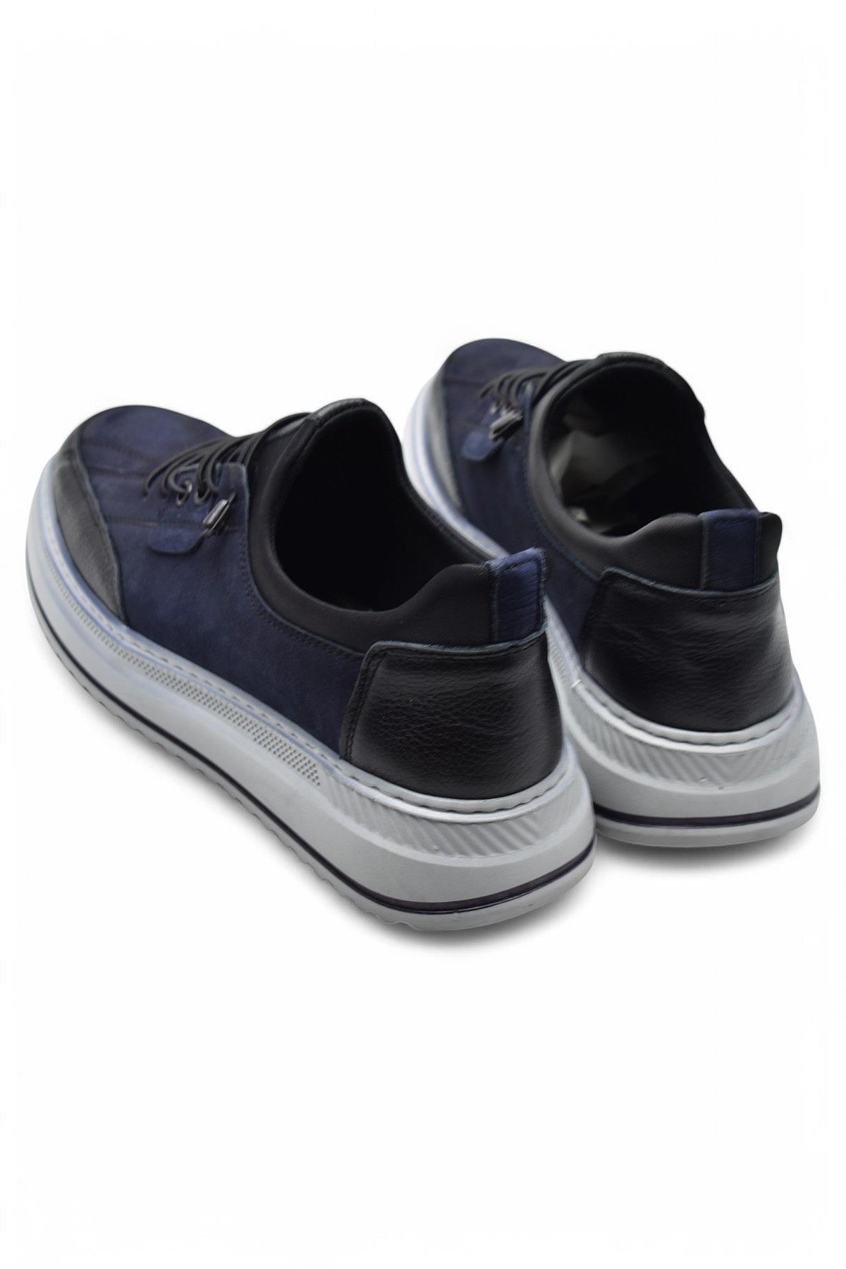 ISPARTALILAR  TAB550 Topuk Jelli Ortopedik Taban Hakiki Deri Erkek Ayakkabı Casual Günlük Erkek Ayakkabı POLİ Hafi - Görsel 8