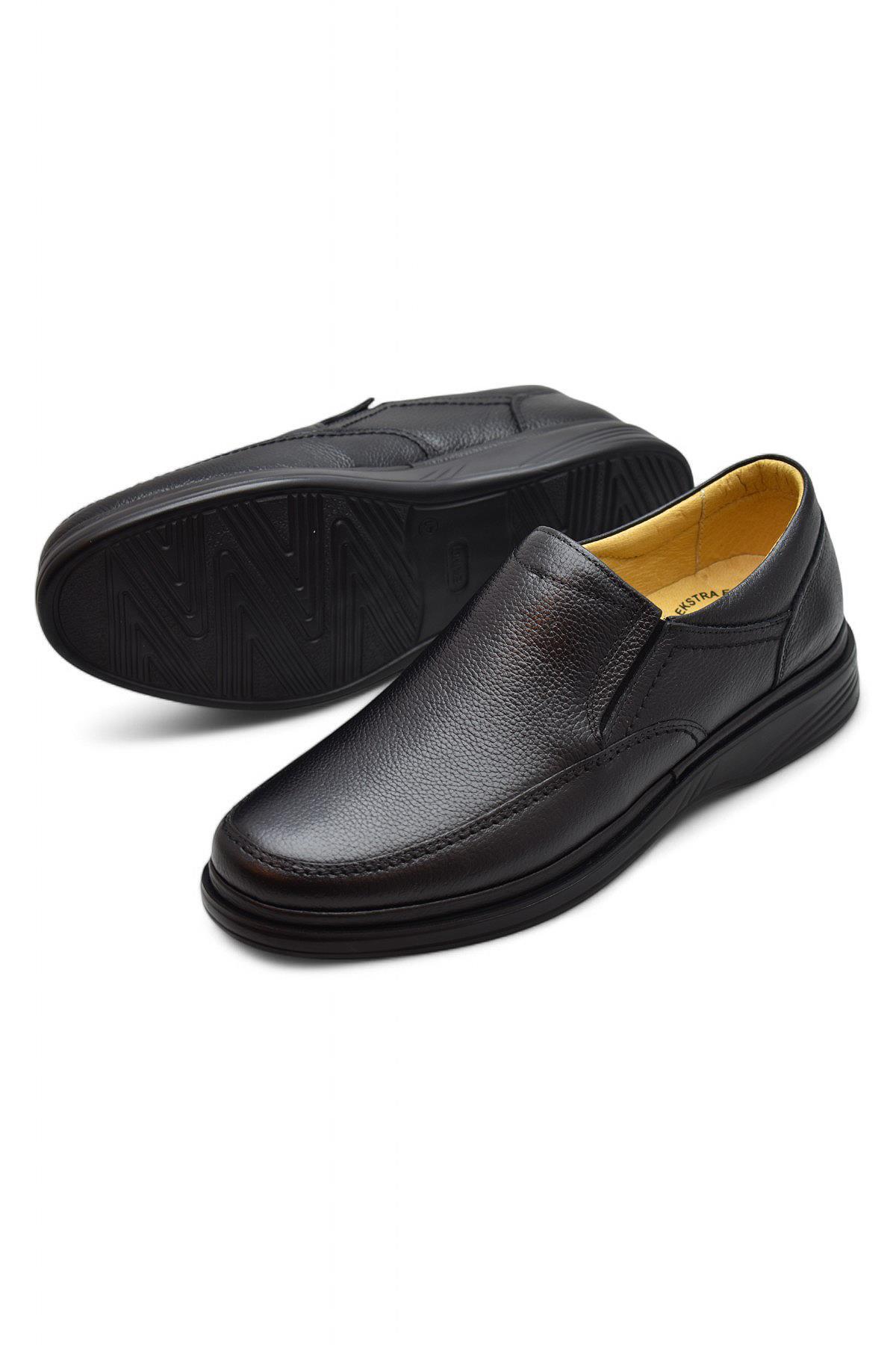 ISPARTALILAR  TAB8050 Ortopedik Taban Hakiki Deri Erkek Ayakkabı Mevsimlik Baba Ayakkabısı - Görsel 3