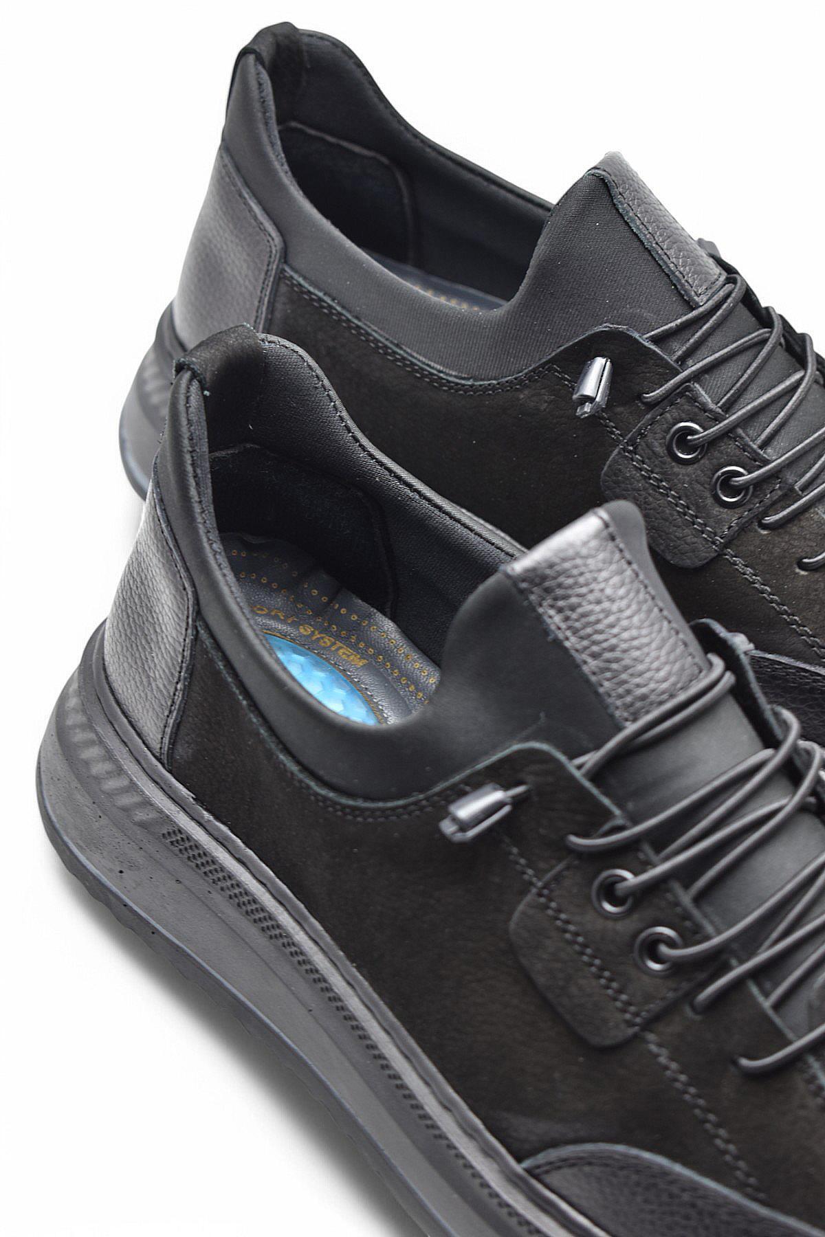 ISPARTALILAR  TAB550 Topuk Jelli Ortopedik Taban Hakiki Deri Erkek Ayakkabı Casual Günlük Erkek Ayakkabı POLİ Hafi - Görsel 4