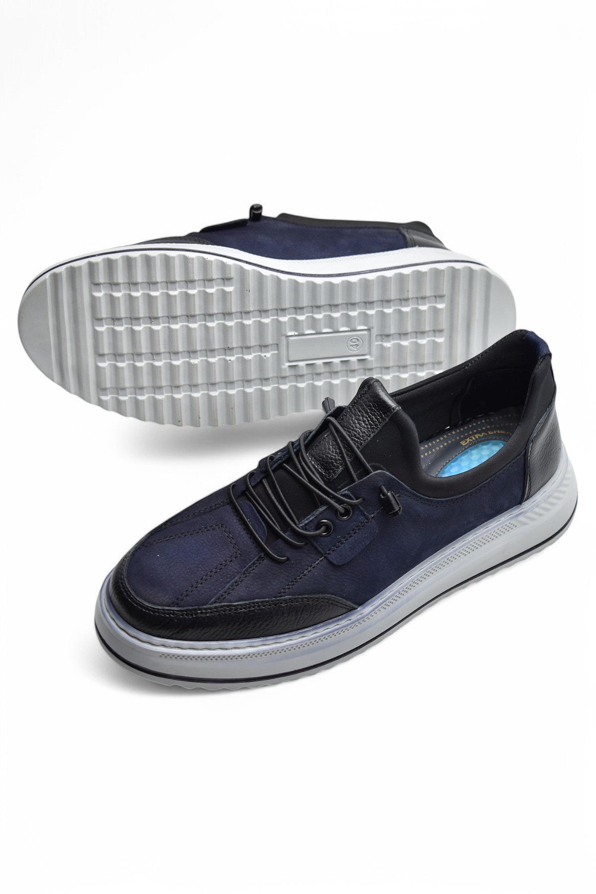 ISPARTALILAR  TAB550 Topuk Jelli Ortopedik Taban Hakiki Deri Erkek Ayakkabı Casual Günlük Erkek Ayakkabı POLİ Hafi - Görsel 6