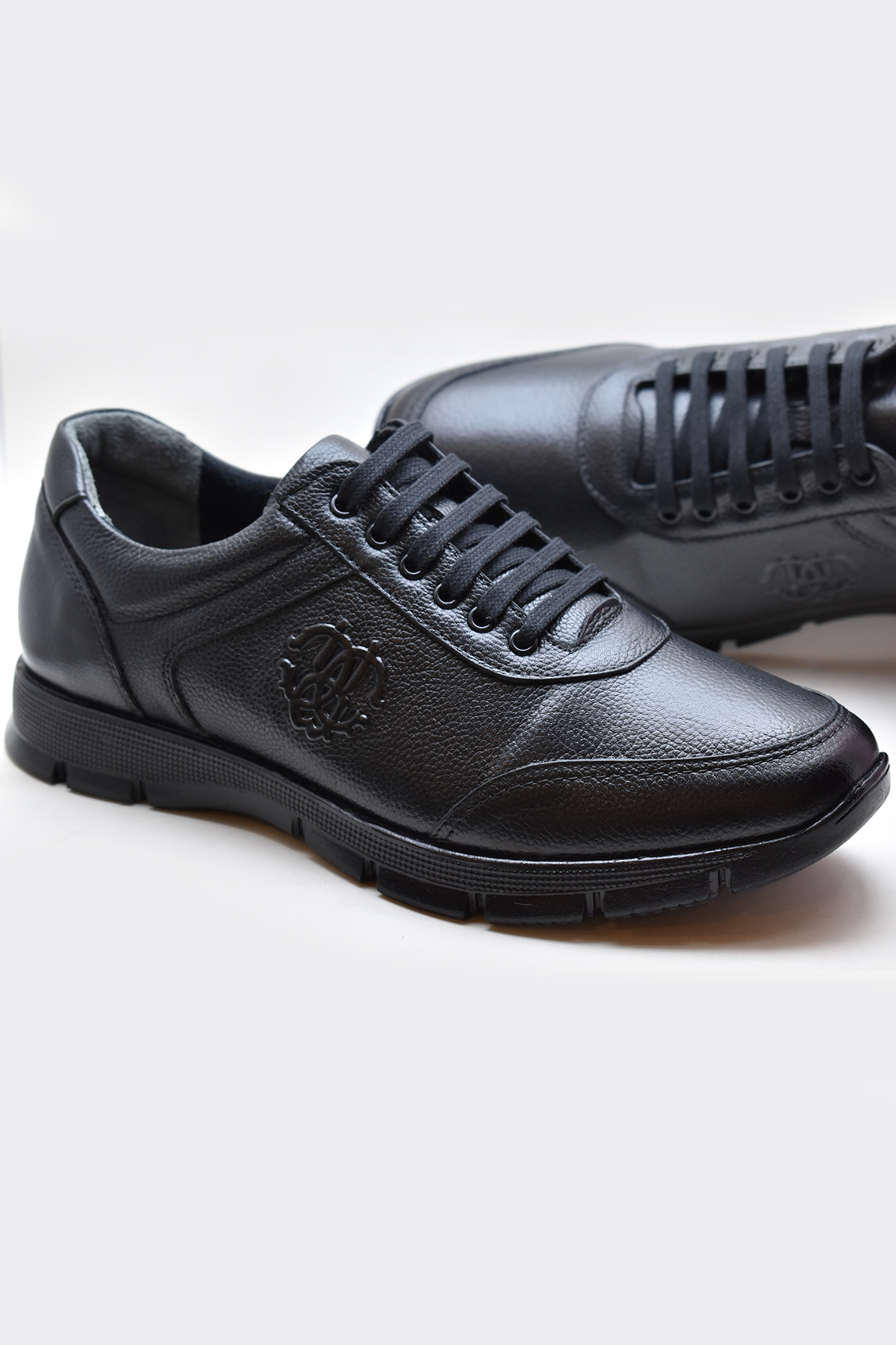 ISPARTALILAR  TAB405 Tam Ortopedik Kauçuk Kaymaz Taban Hakiki Deri Kışlık Erkek Ayakkabı - Görsel 4