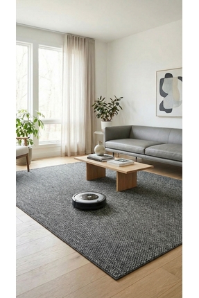 Halispecial Lumira Sisal Tarz-Gri-Dekoratif-Salon,Oturma Odası-Koridor-Halı–R...