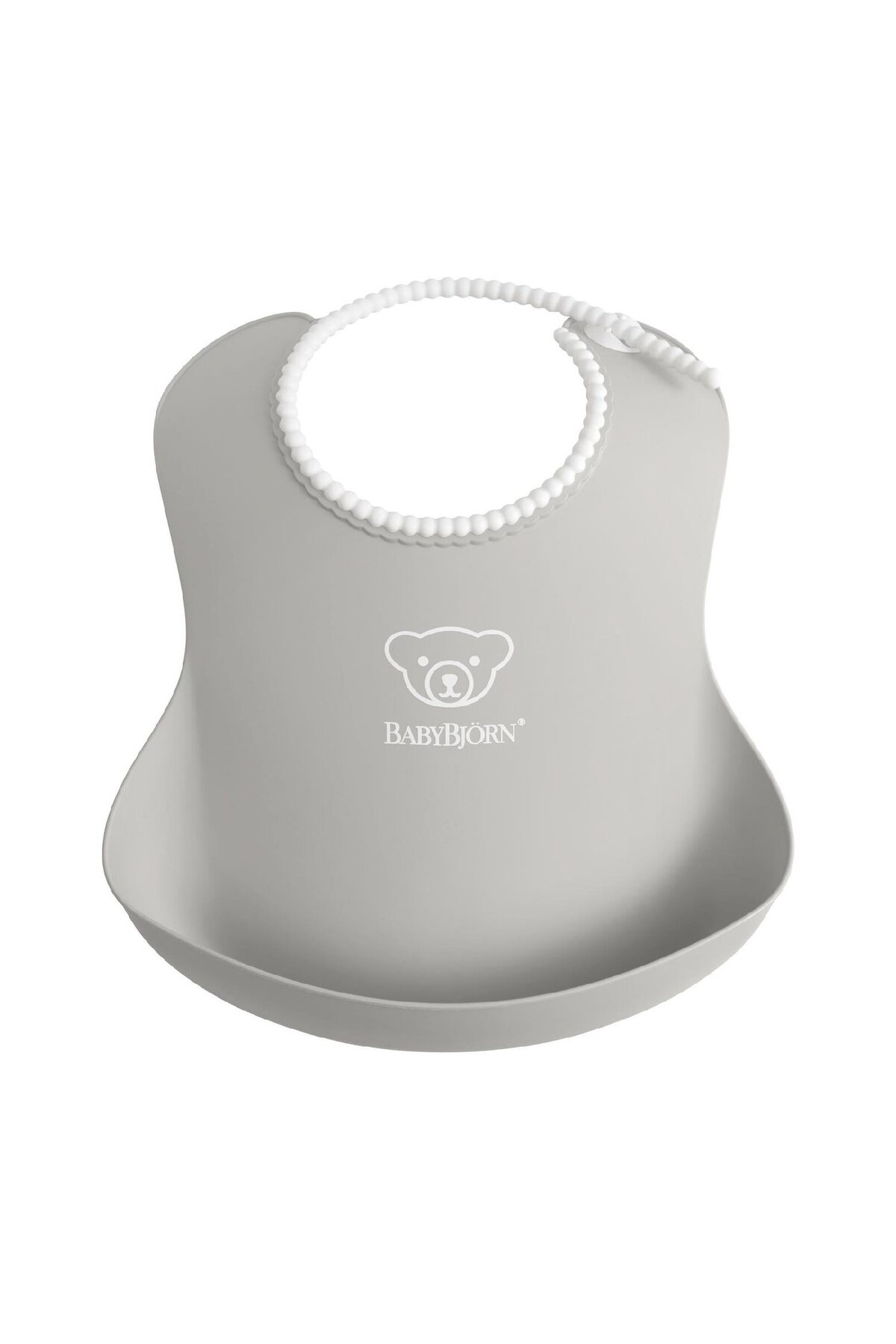 Soft Food Bib Grey