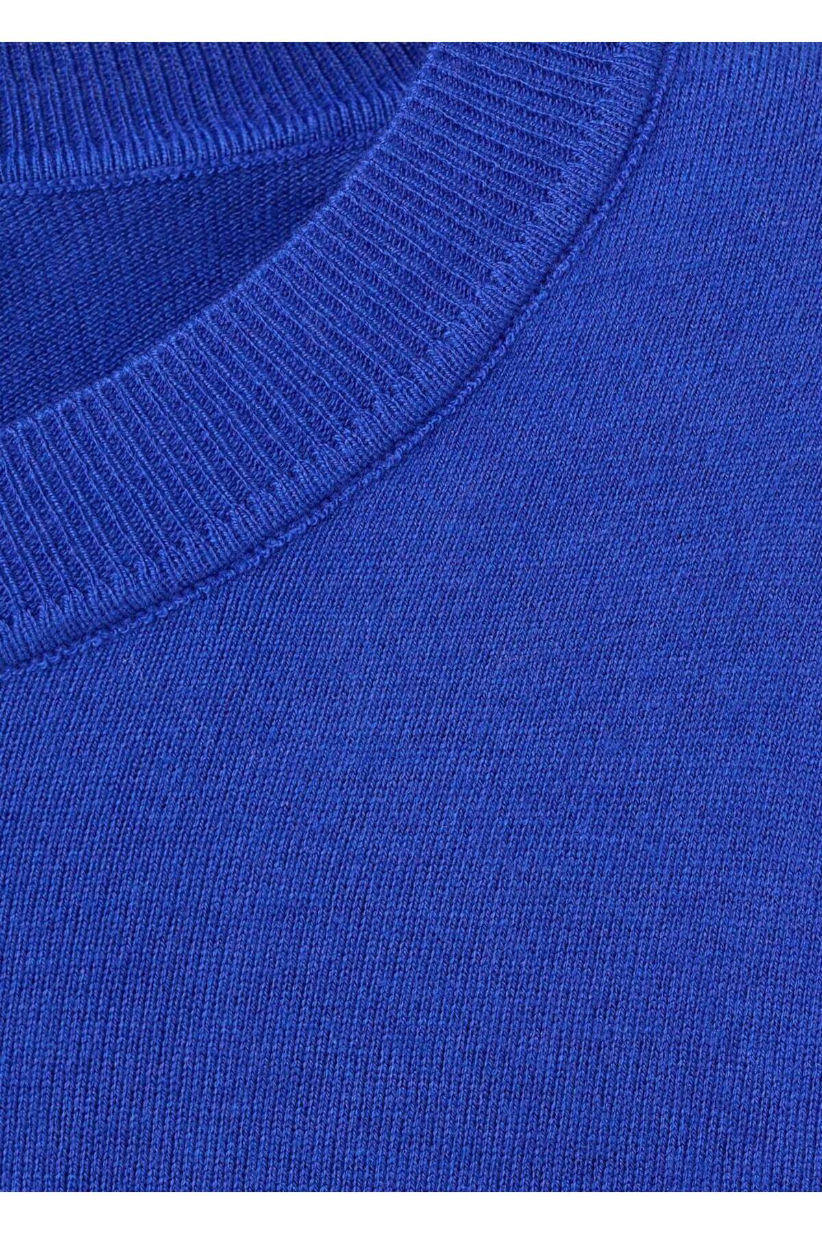 MANGO  İnce triko yuvarlak yaka kazak - Görsel 7