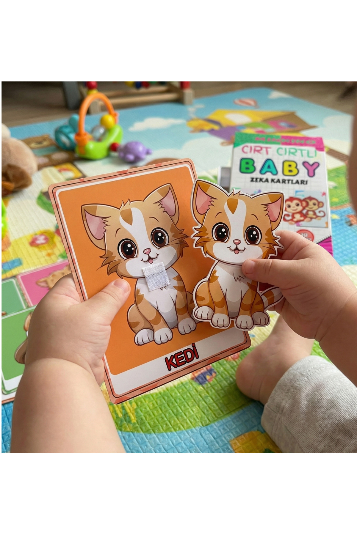 minkino Cırt Cırtlı Ilk Adım Zeka Kartı Hayvanlar (1-3 YAŞ) fotoğrafı 2 (önizleme)