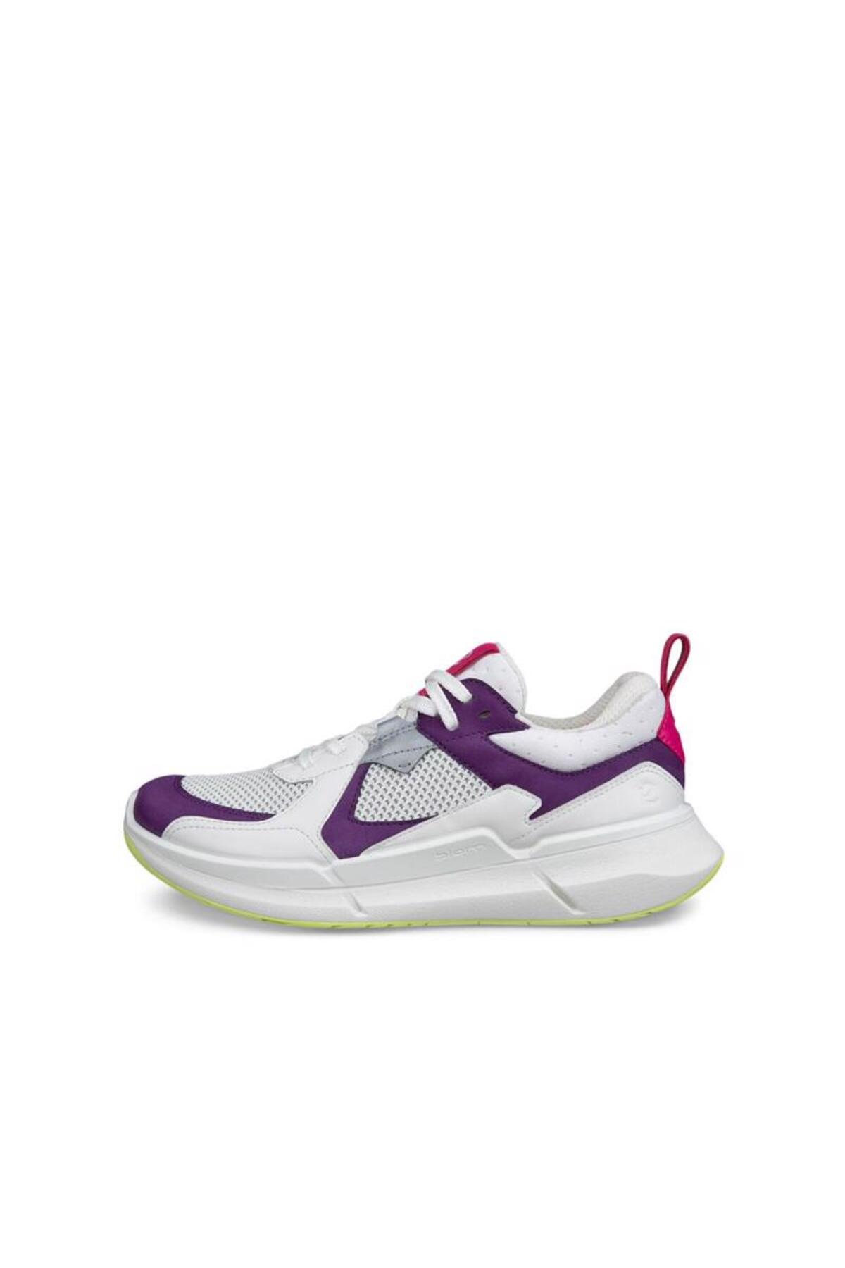 Ecco Biom 2.2 Kadın Mor Deri Sneaker Outdoor Ayakkabı