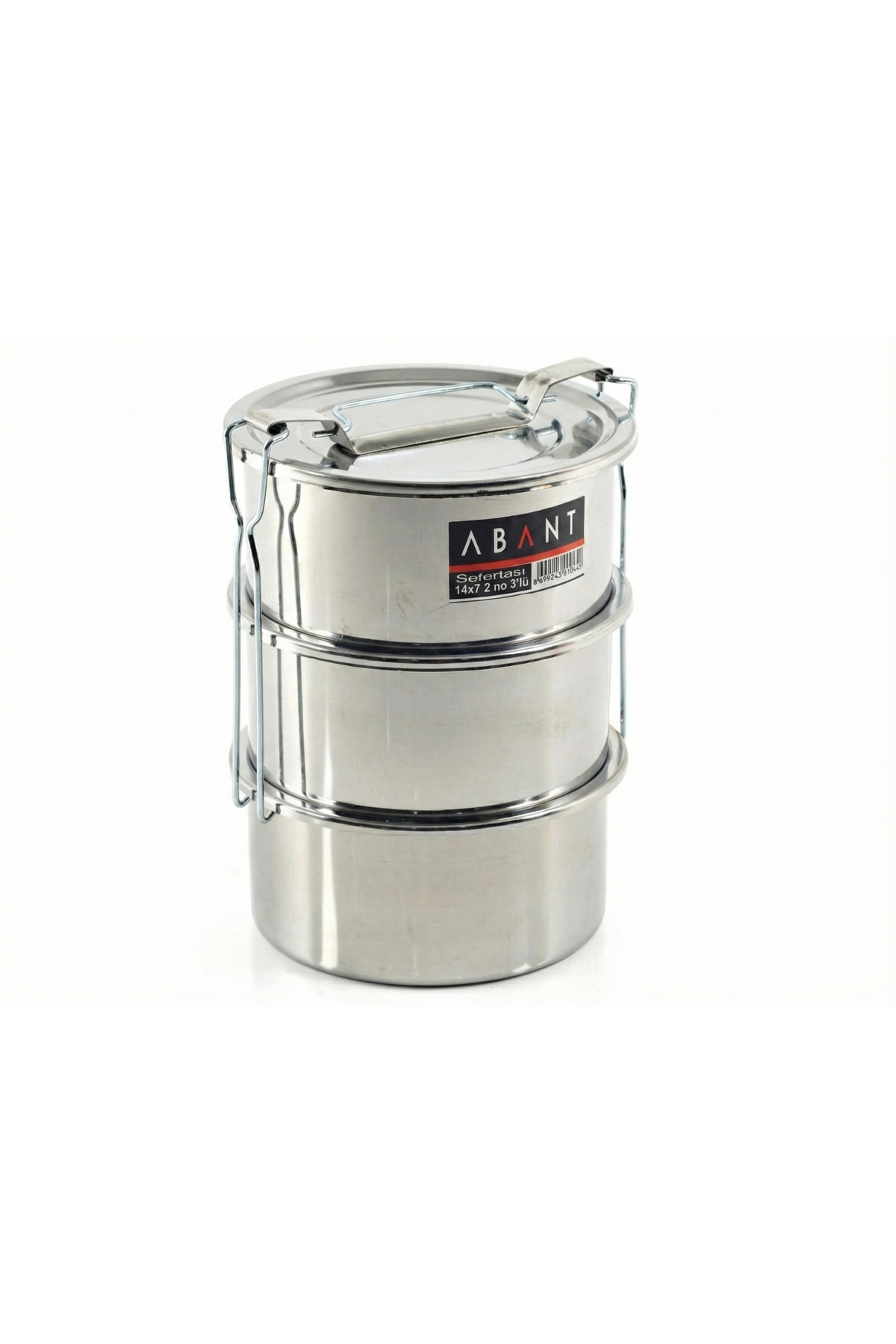 Steel 3-Piece Catering Container - 14 X 7 Cm Karawent