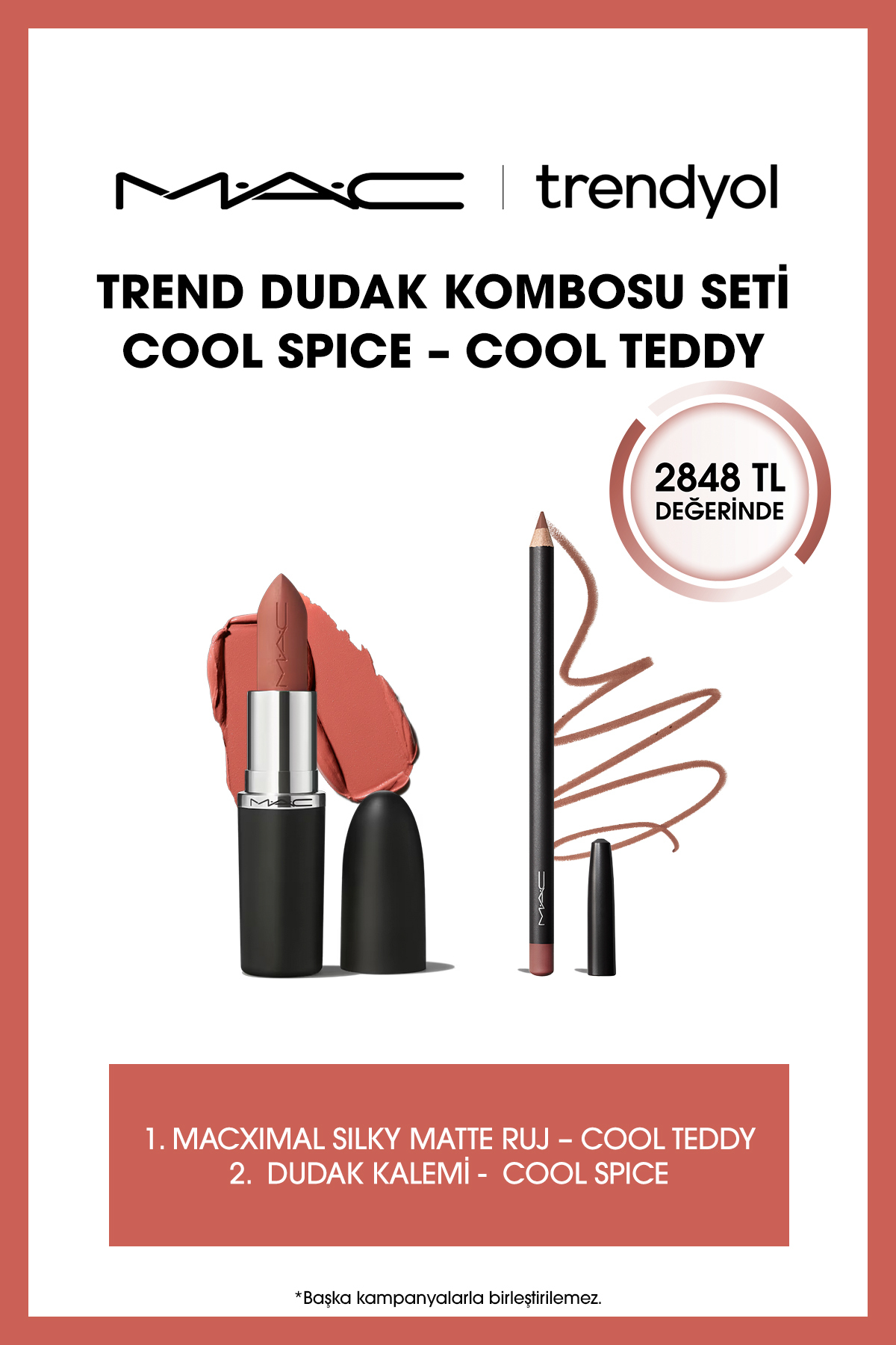 Mac Trend Dudak Kombosu Seti Cool Spice - Cool Teddy - Fiyatı, Yorumları
