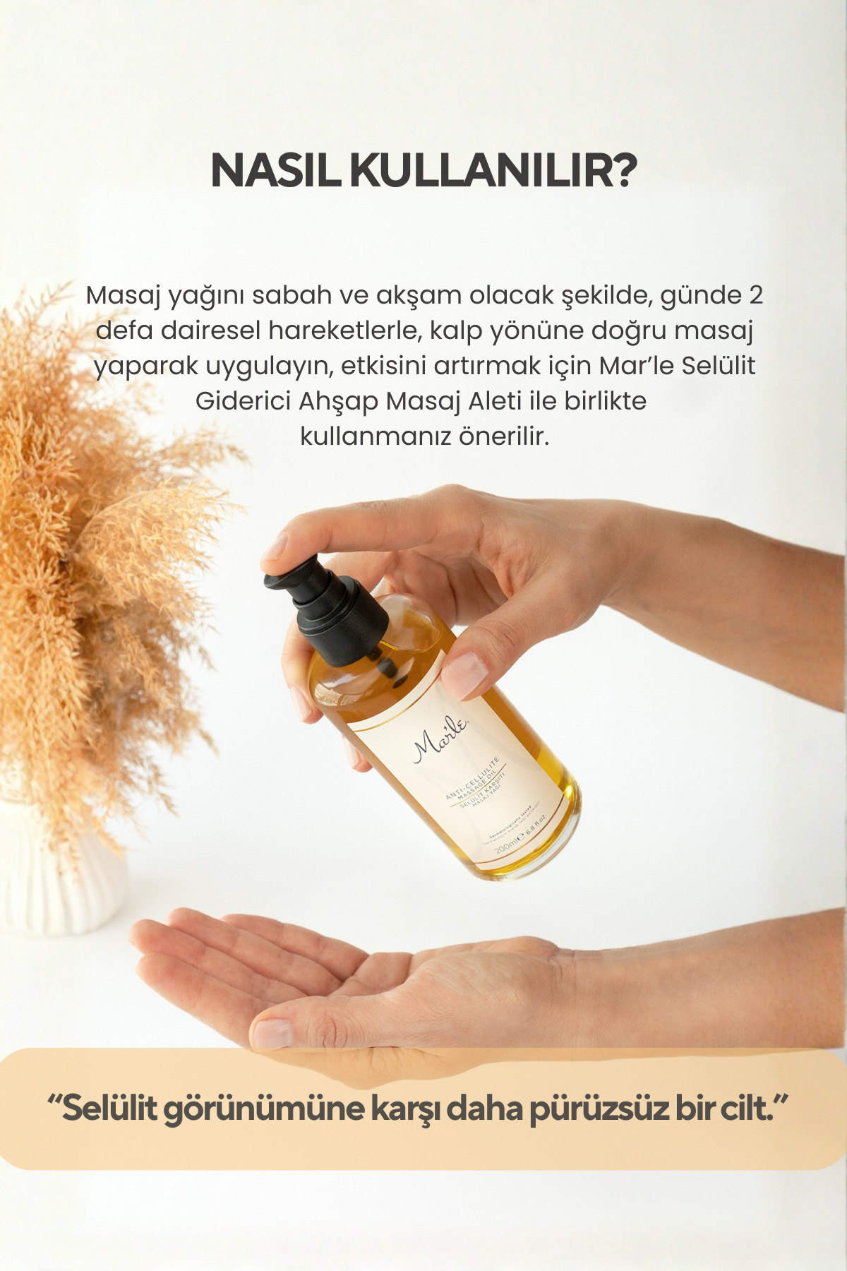 Mar’le Selülit Karşıtı Masaj Yağı 200 ML — 8683574400029 — تصویر 5 از 7