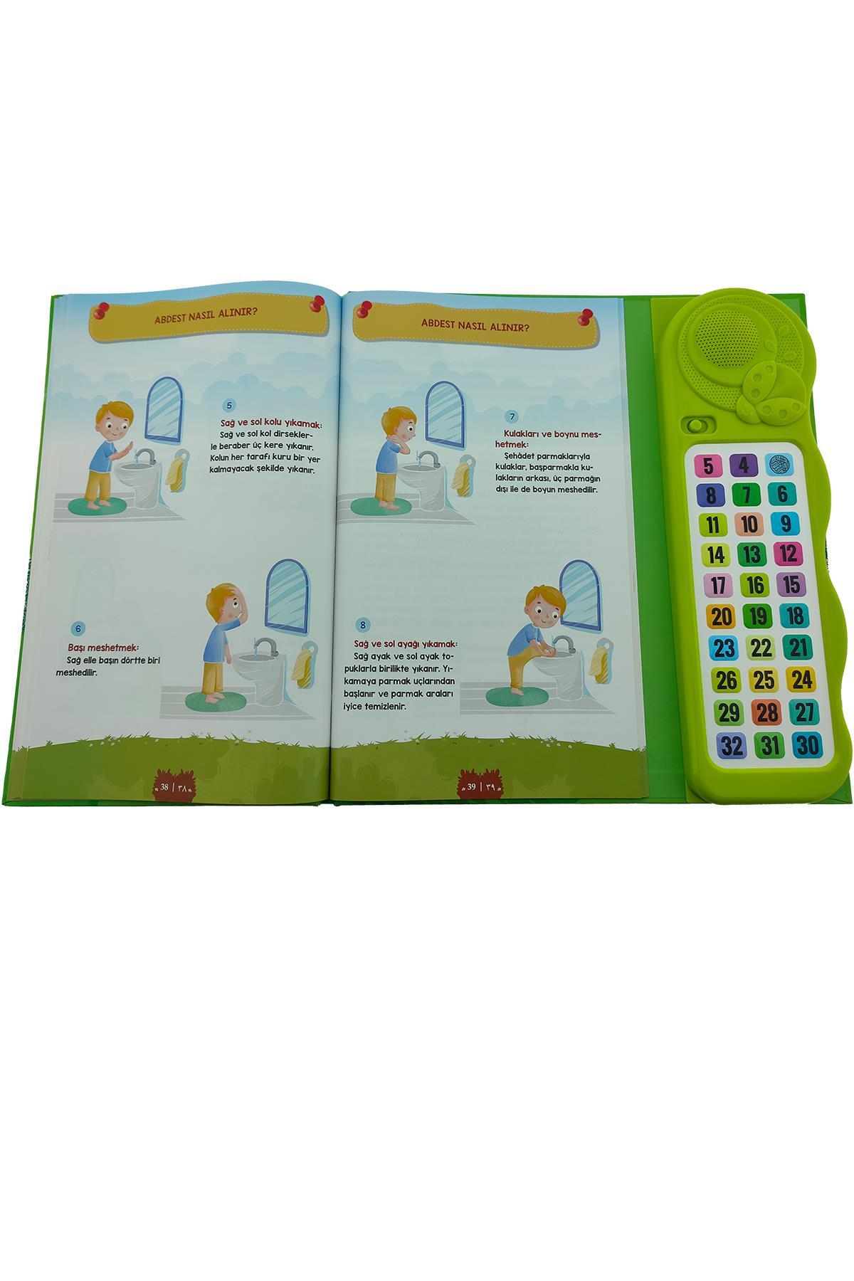 Bayramdan Kendi Kendime 10 Saat’de Kuran Öğreniyorum Sesli Cihazlı Kitap Yeşil fotoğrafı 3 (önizleme)