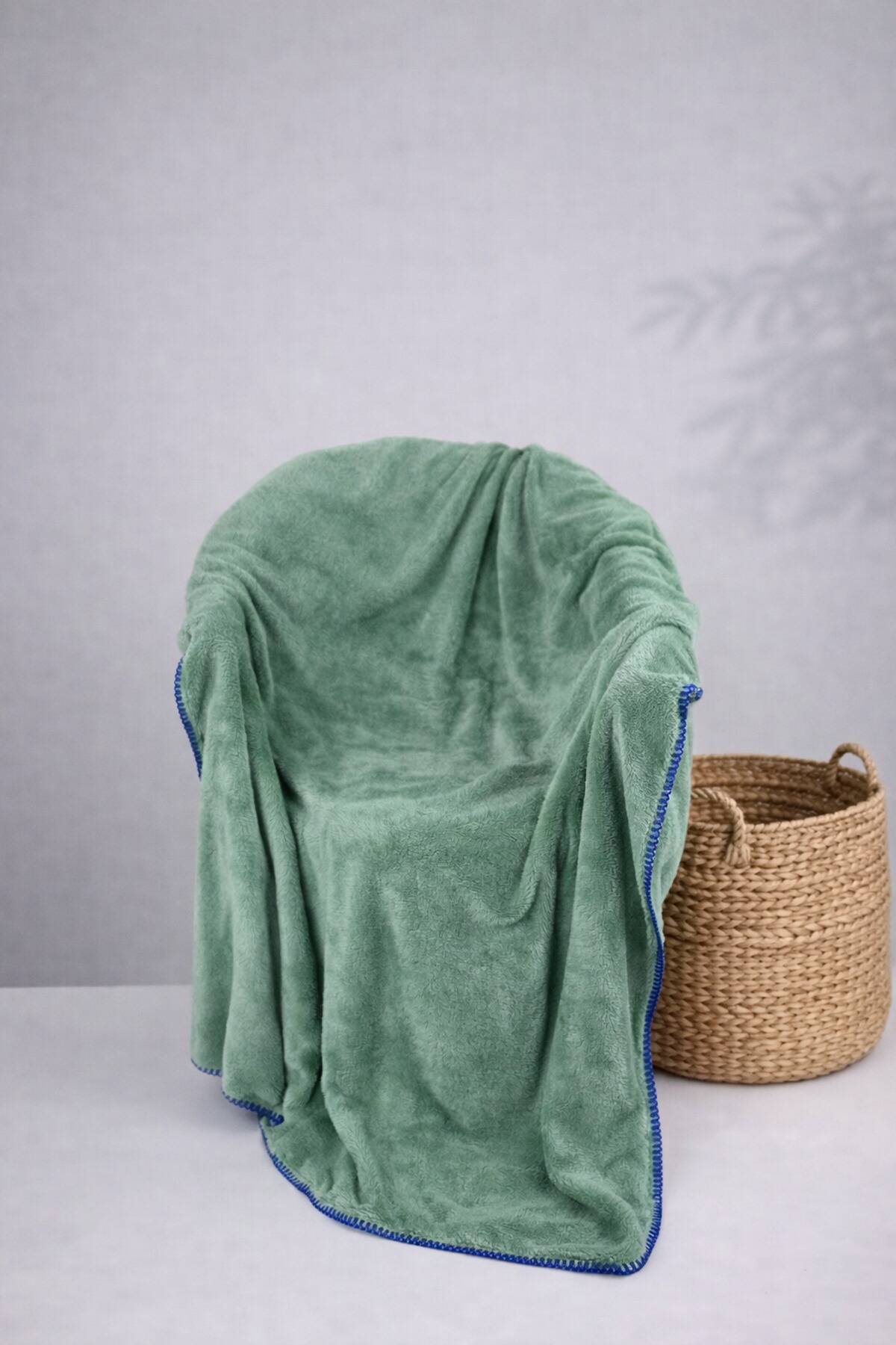 Foggy Single Wellsoft Plush Tv Blanket Shepherd Stitch 120x170cm