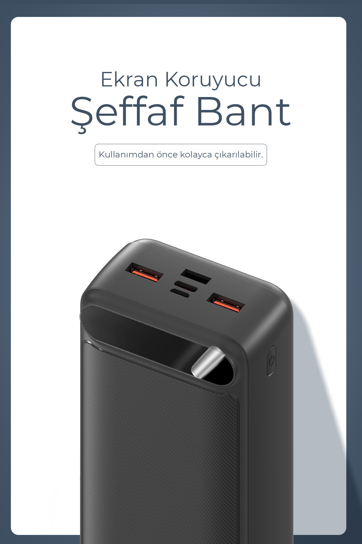 پاوربانک 30000mah سریع 22.5w باتری قابل حمل شارژر