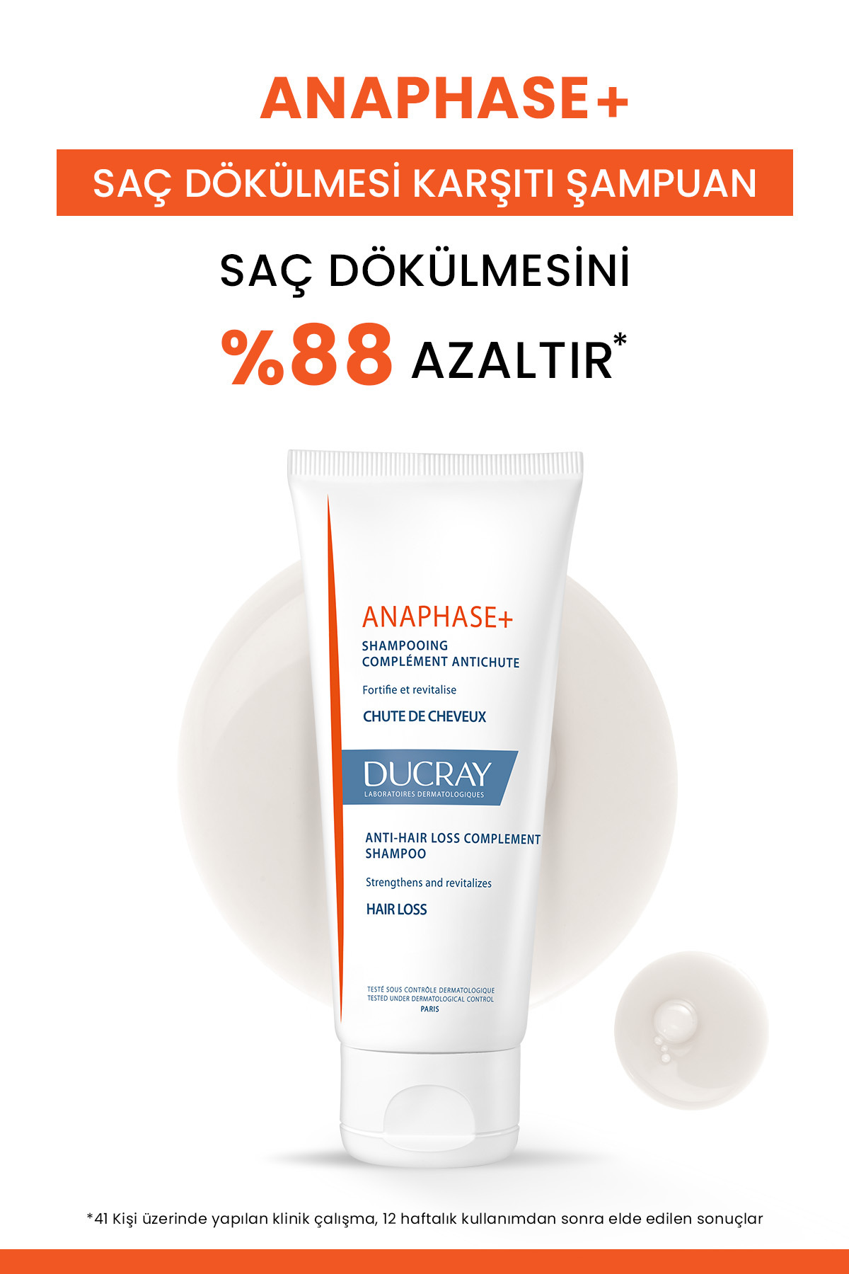 Anaphase Chronic Saç Dökülmesine Karşı Şampuan İncelmiş ve Seyrekleşmiş Saçlar İçin Şampuan 100 ml — 3282770075267 — تصویر 2 از 8