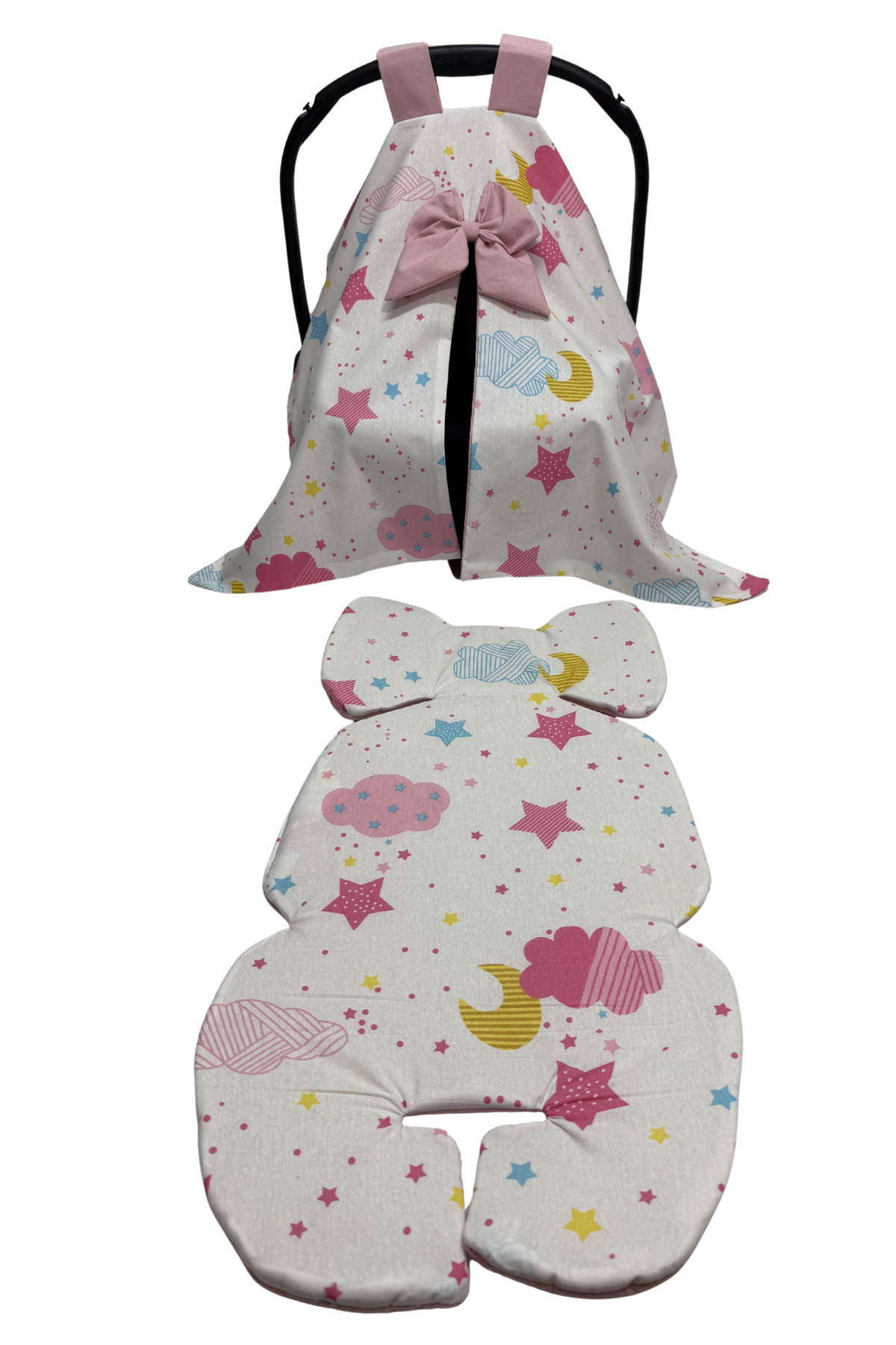 Happy Baby Dikiş Atölyesi 10’lu Babynest Puset Örtüsü Alt Açma Emzirme Yastığı Emzirme Önlüğü Ana Kucağı fotoğrafı 7 (önizleme)