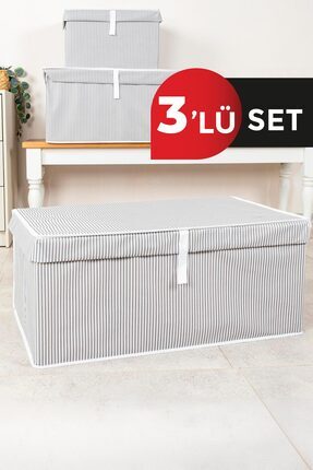 ALAS 3'lü Çok Amaçlı Kutu Megaplus 70x40x30 Cm) Seti