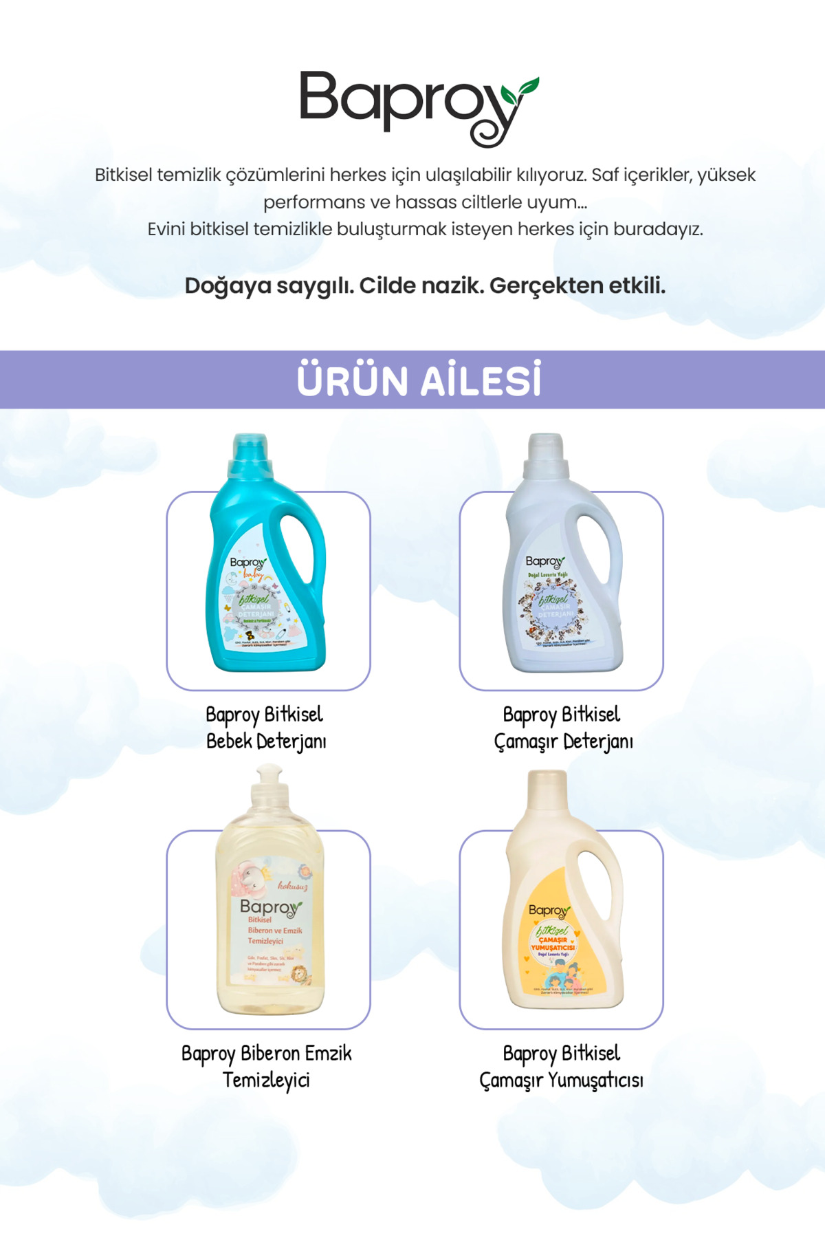 Baproy Bebekler Için Bitkisel Çamaşır Yumuşatıcısı Doğal Lavanta Yağlı 1 Litre fotoğrafı 6 (önizleme)