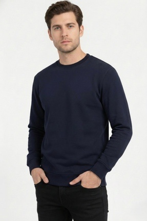 assef Erkek Relax Fit Rahat Kesim Pamuklu Yumuşak Dokulu İçi Polarlı Bisiklet...