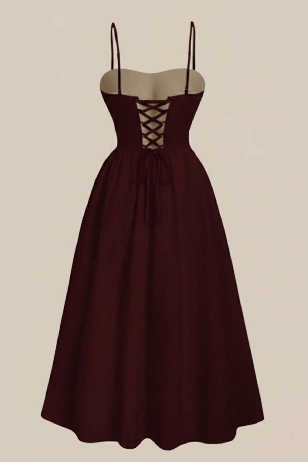 EUROPA  Midi boy drapeli elbise - Görsel 2