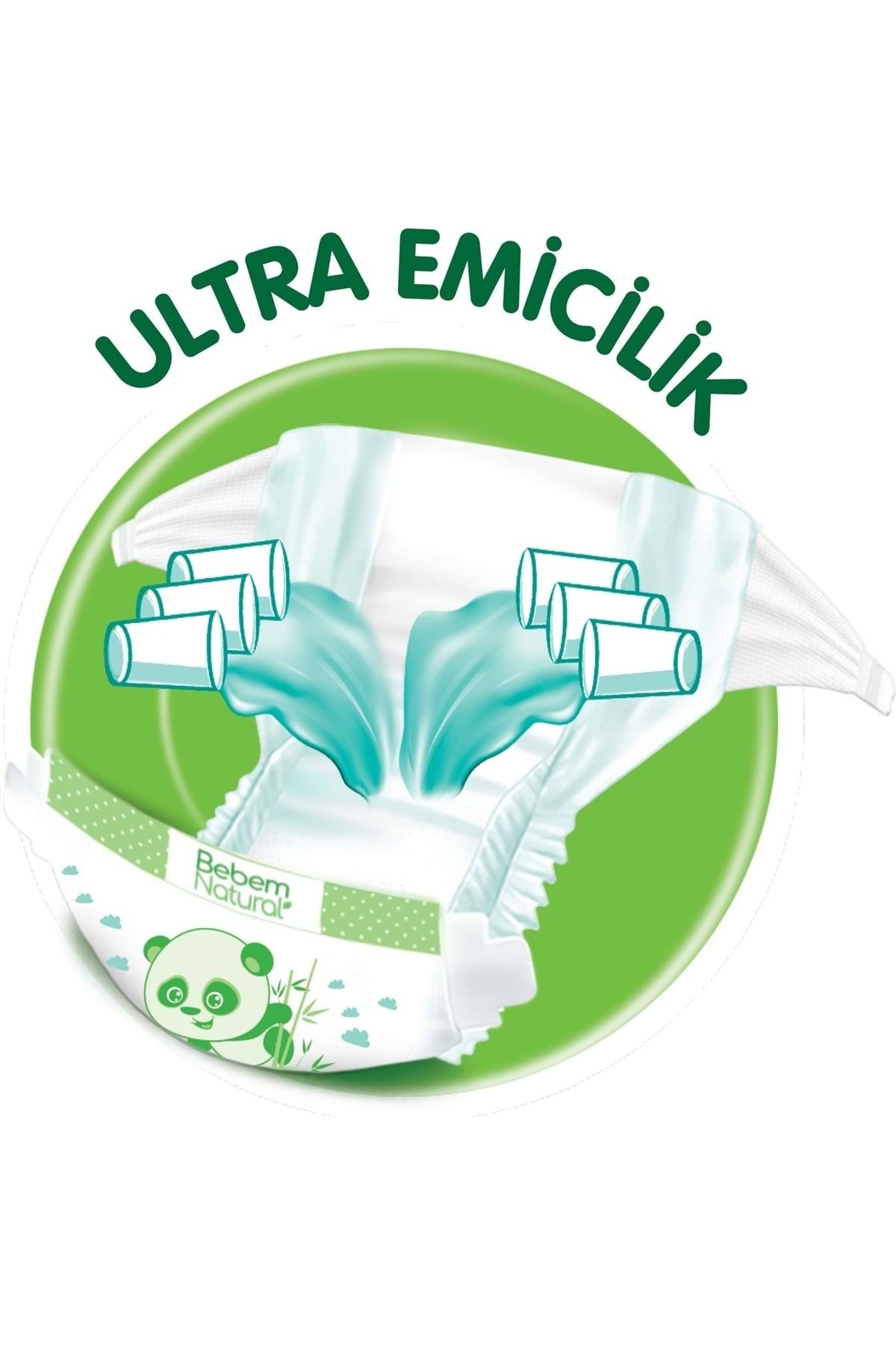 Bebem Natural Bebem Bebek Bezi Natural Beden:4 (7-14KG) Maxi 104 Adet Ultra Fırsat Pk fotoğrafı 4 (önizleme)