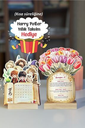 Sticker Ekspres Ramazan Takvimi Lale Temalı Çiçekli - 30 Günlük Ramazan Masa ...