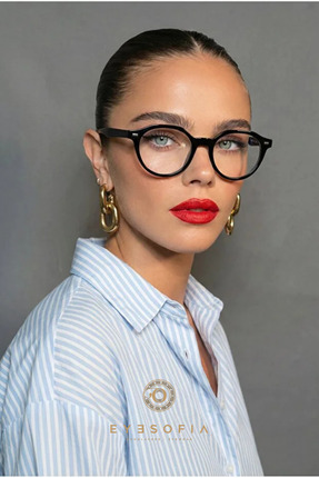 Eyesofia Pentini Unisex Siyah Çerçeveli Blue Block Mavi Işık Filtreli Ekran G...