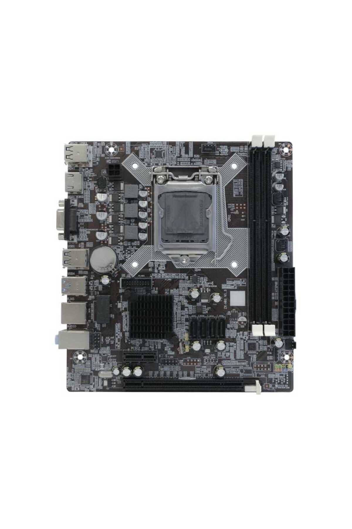 Resim TURBOX WorkTeam H81 M.2 Sata Ddr3 1600MHz Usb 2.0 Vga Hdmi Ses G.Lan 1150P 4.Gen Anakart 