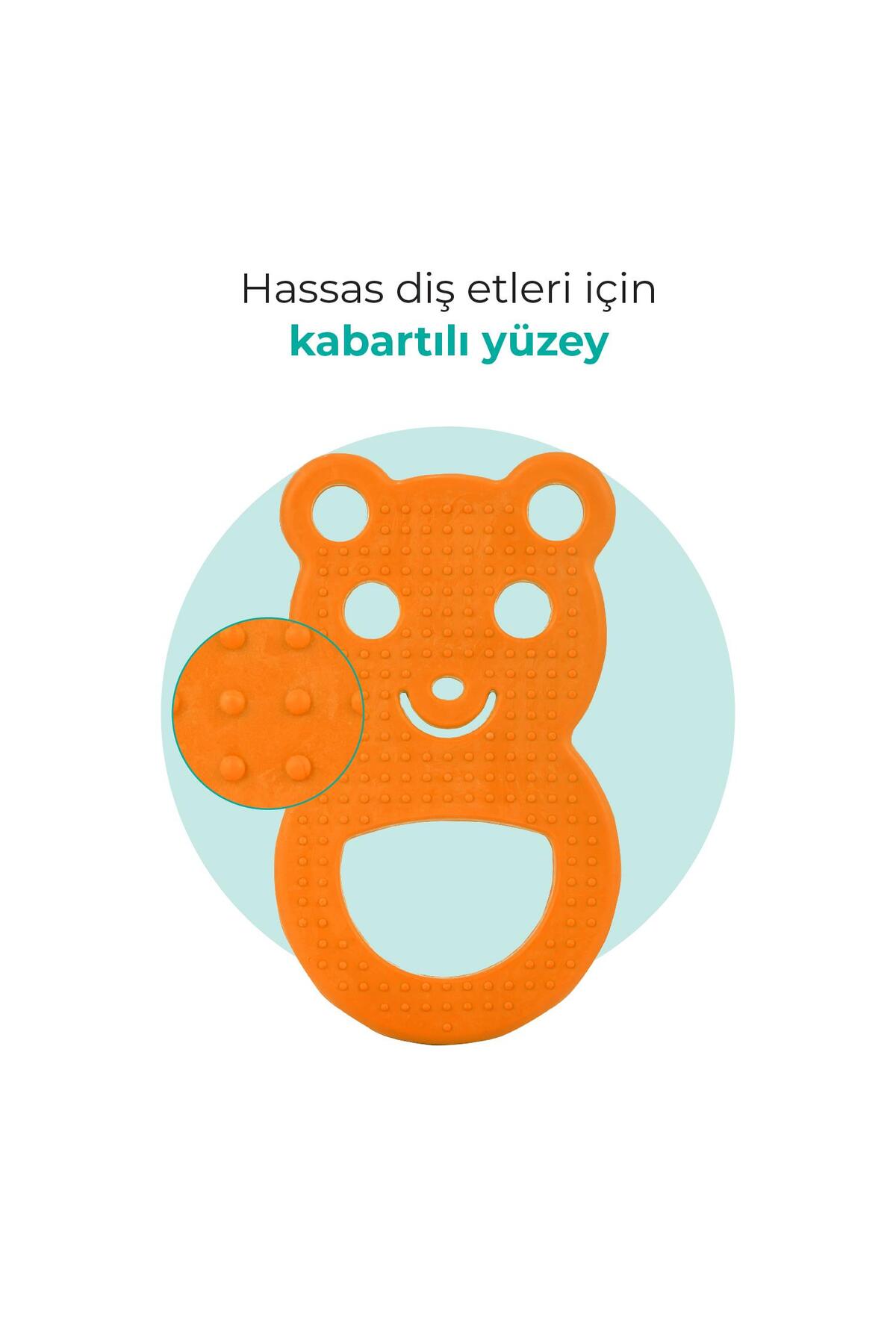 Mamajoo Yumuşak Diş Kaşıyıcı Turuncu Ayıcık fotoğrafı 3 (önizleme)