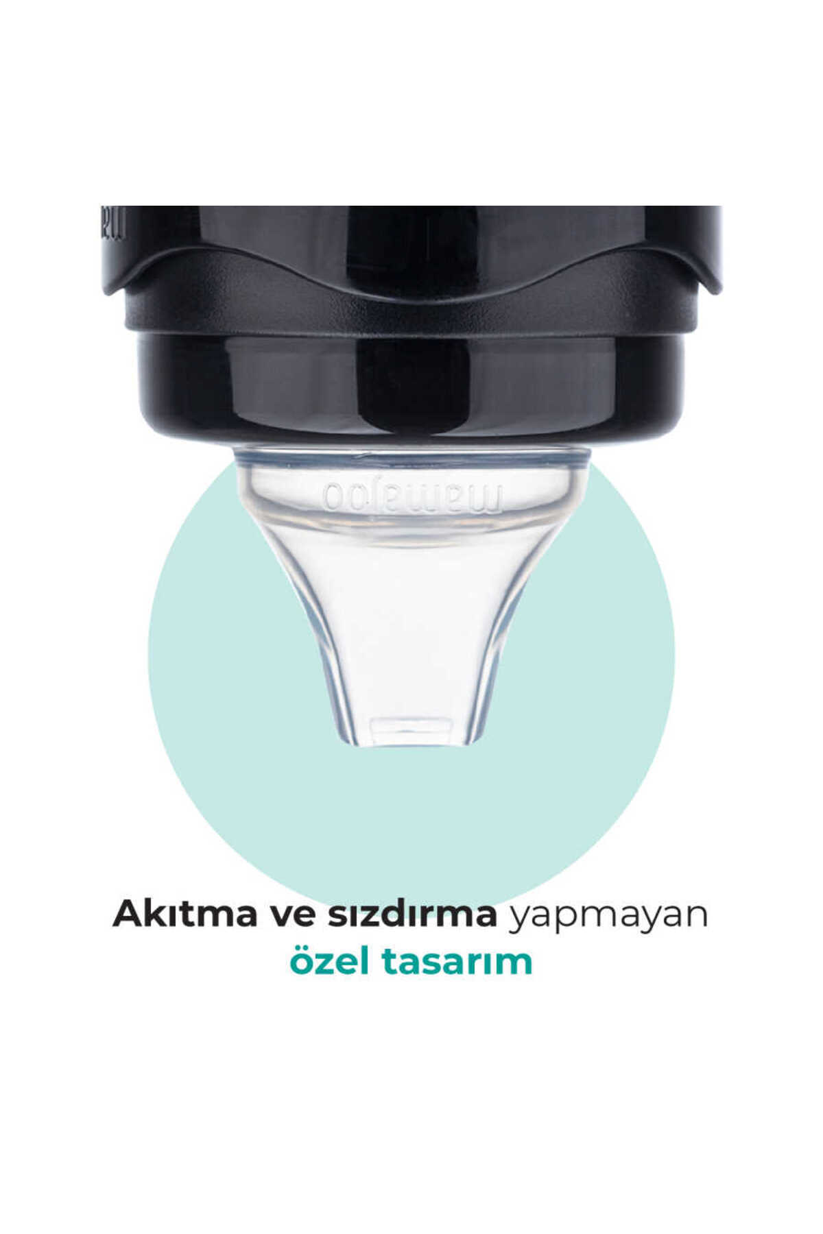 Mamajoo Antikolik Akıtmaz Alıştırma Bardağı 270 ml Black, 9 Ay+ fotoğrafı 5 (önizleme)