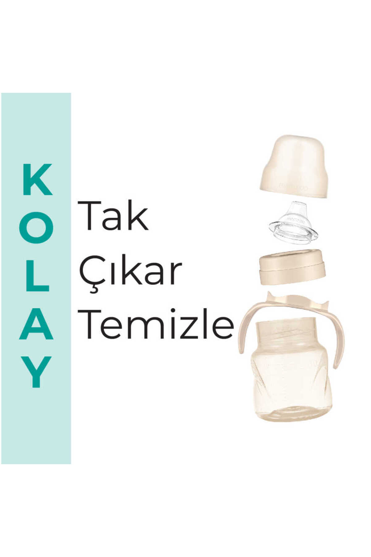 Mamajoo Antikolik Akıtmaz Alıştırma Bardağı 160 ml Pearl, 6 Ay+ fotoğrafı 6 (önizleme)