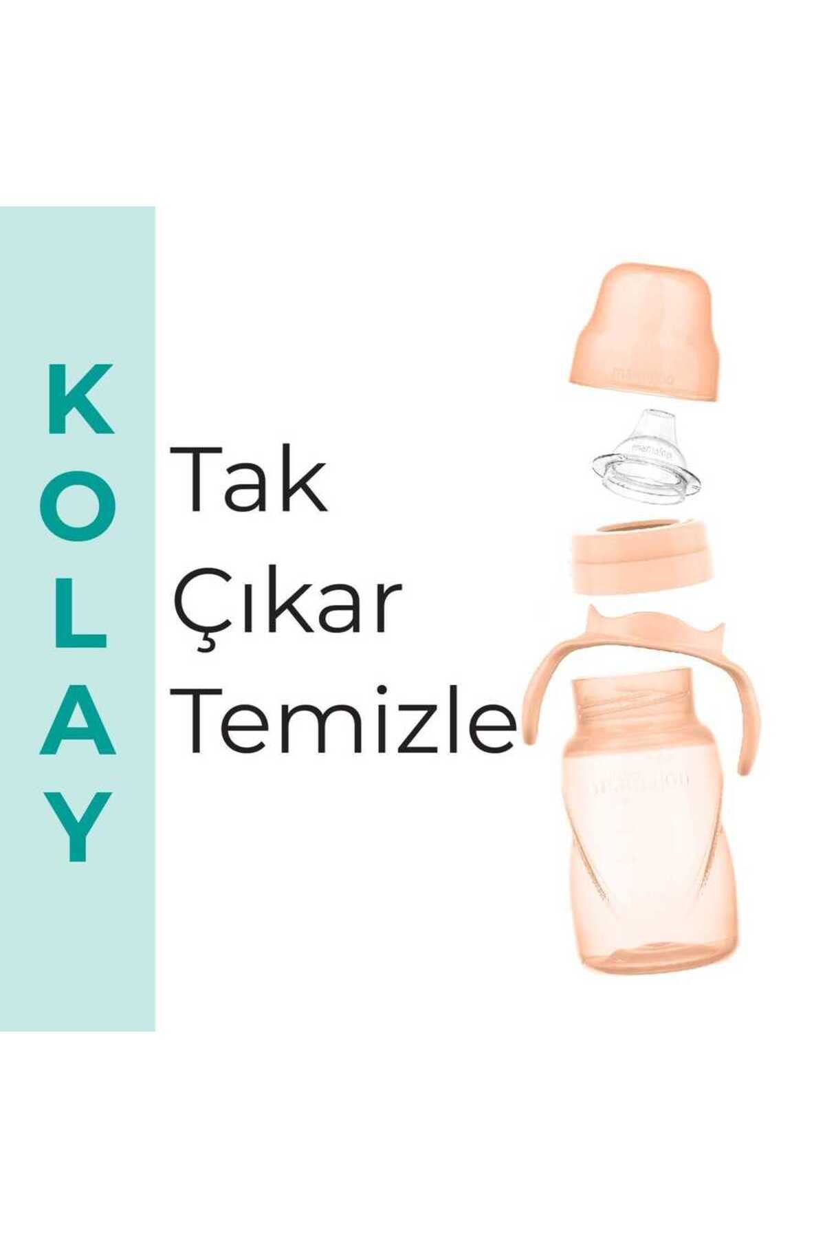 Mamajoo Antikolik Akıtmaz Alıştırma Bardağı 160 ml Powder Blush, 6 Ay+ fotoğrafı 6 (önizleme)