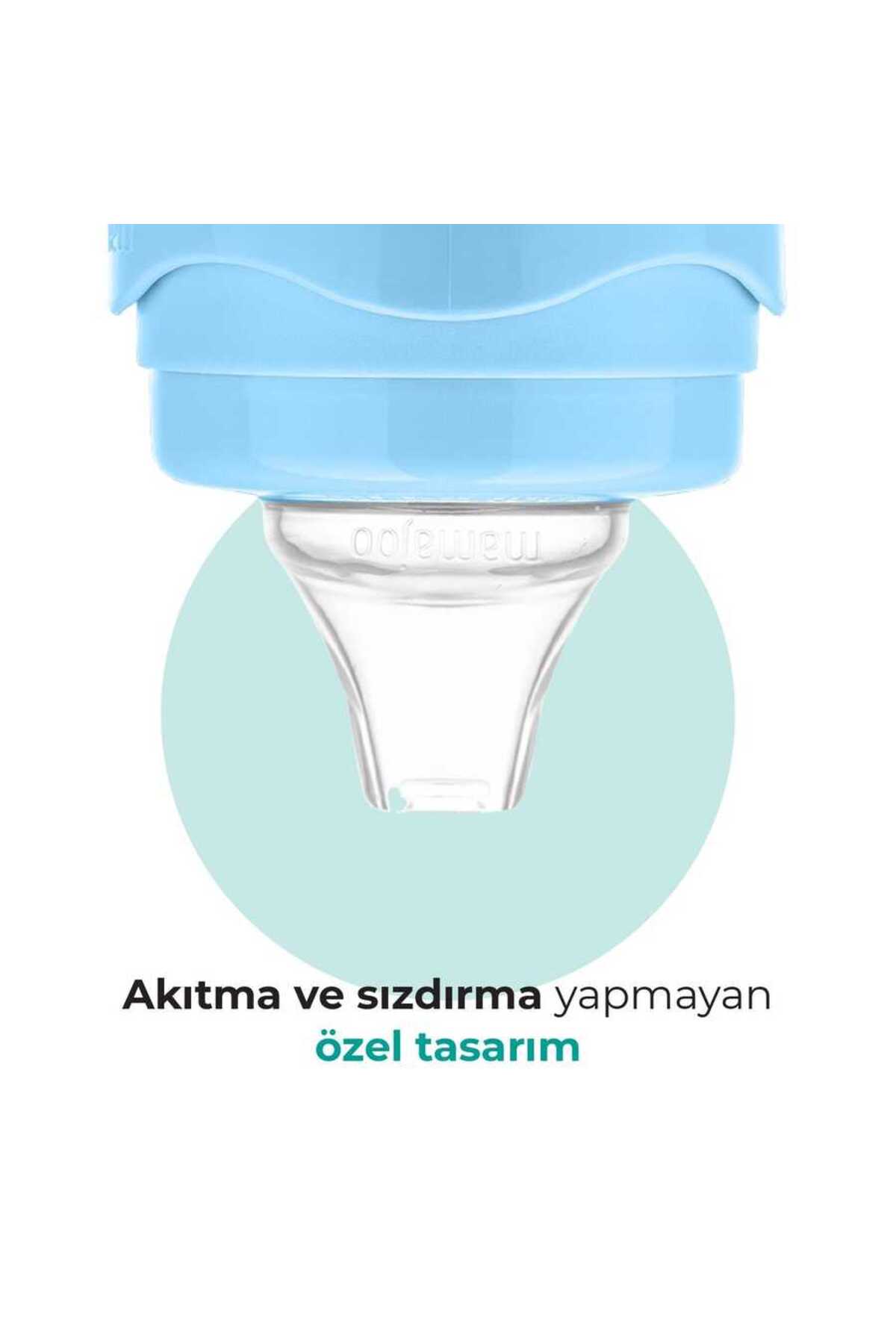 Mamajoo Antikolik Akıtmaz Alıştırma Bardağı 270 ml Powder Blue, 9 Ay+ fotoğrafı 5 (önizleme)