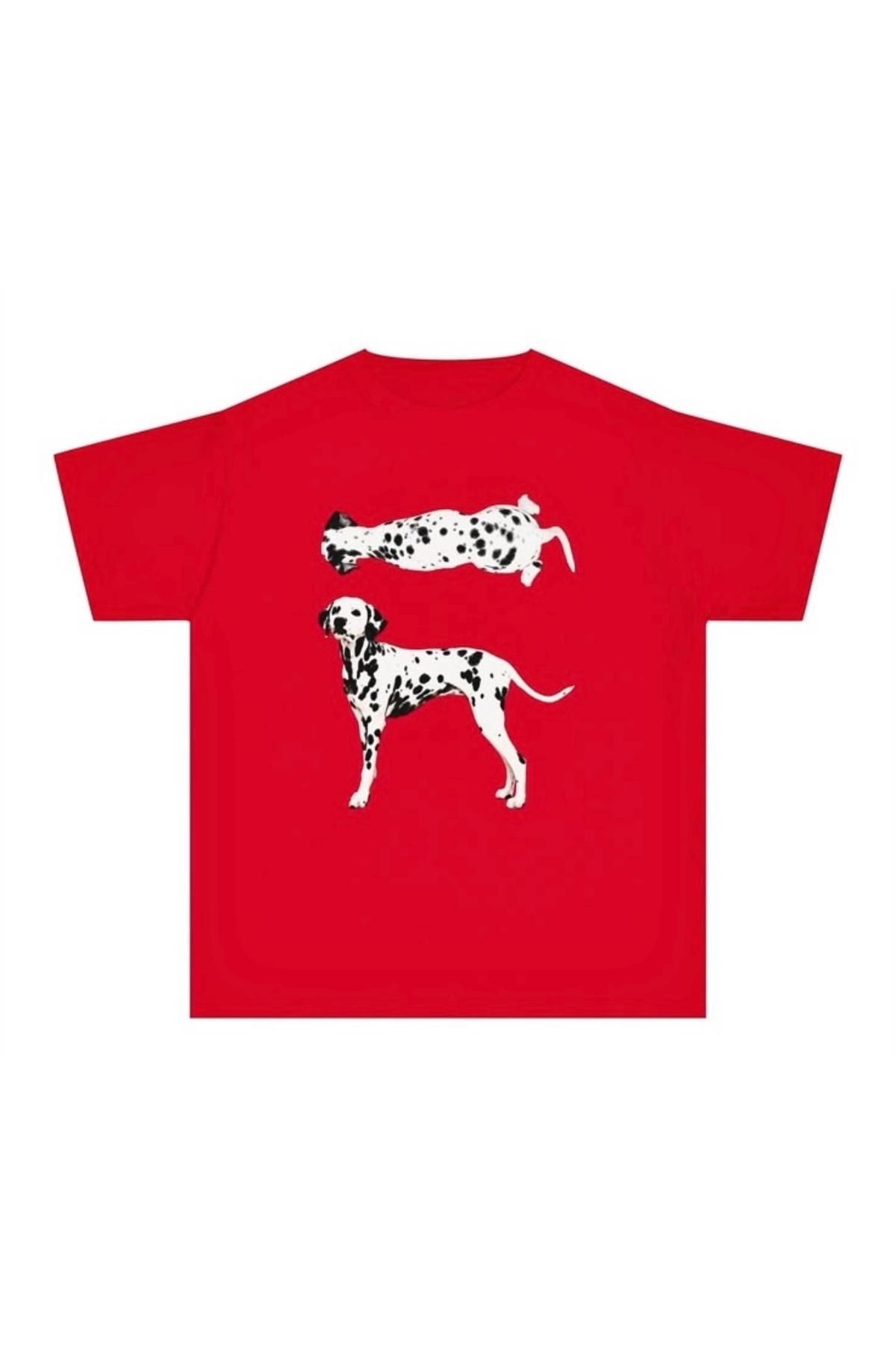 The Coast Dalmaçya Köpek Baskılı Oversize Tişört