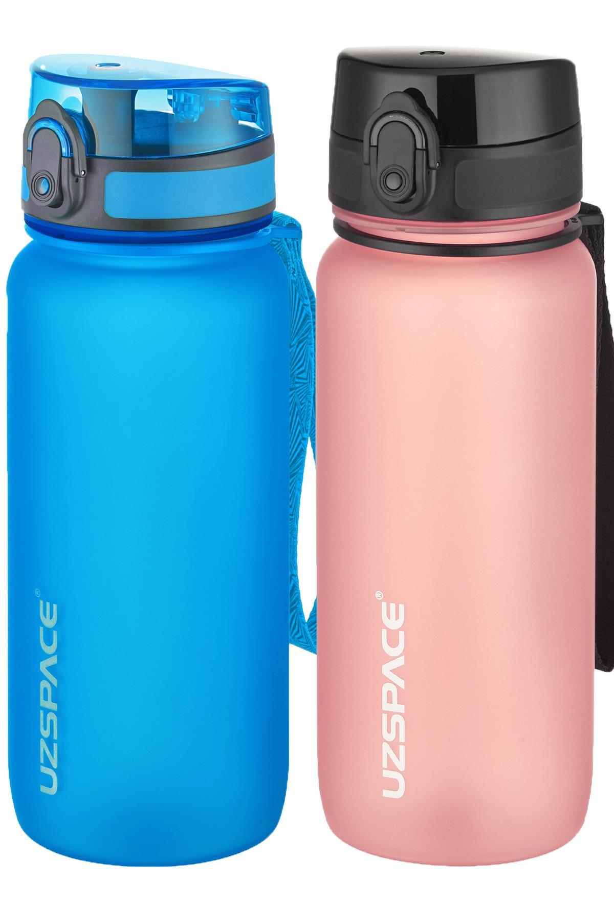 2-Piece Tritan Flask Set 650 ml 14 Different Color Options FiftyFifty-3037seta