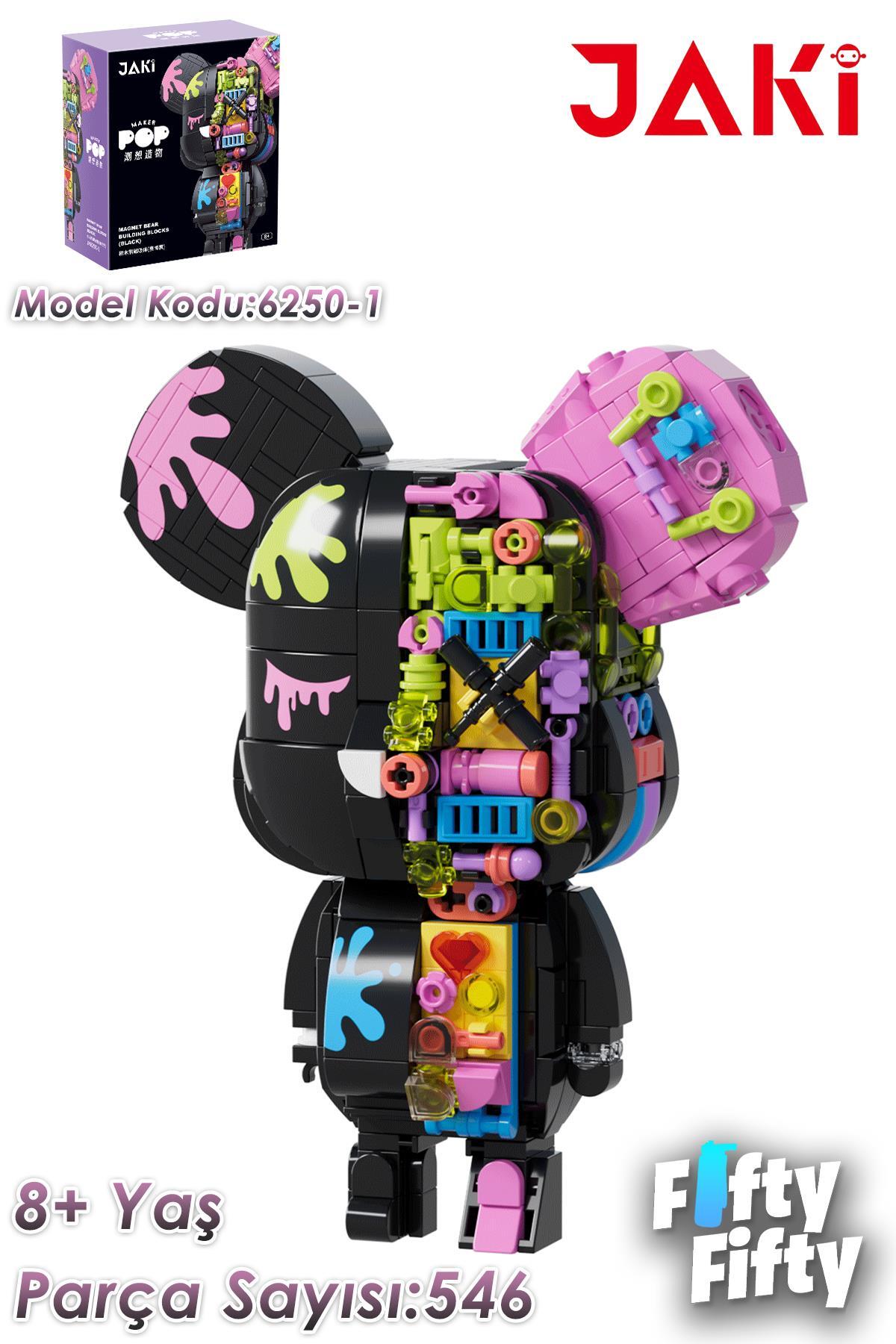 Vagonlife Jaki Maker Pop Mıknatıs Ayı -JK6250-1(546 Parça) Oyuncak