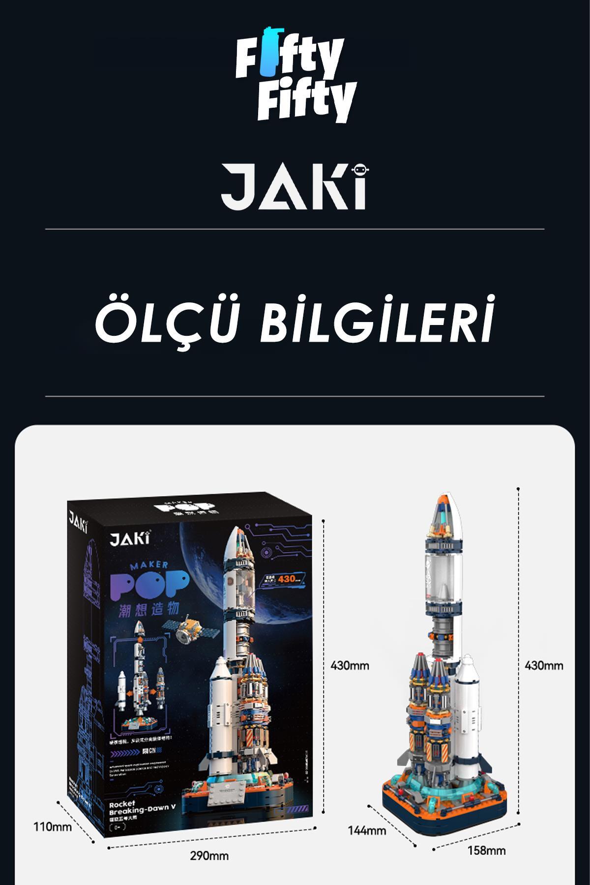 Vagonlife Jaki Space Serisi/uzay ROKETI-JK8501 (+800 Parça