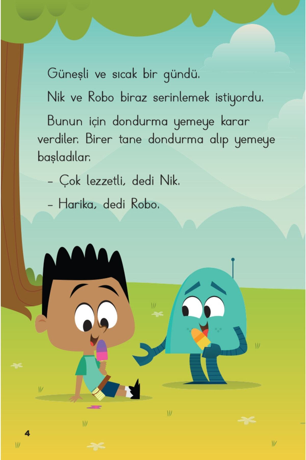 Dikkat Atölyesi Yayınları Saklı Nesnelerle Ilk Okuma Stem Hikayeleri Nik Ve Robo 5n1k 6'lı Set fotoğrafı 5 (önizleme)