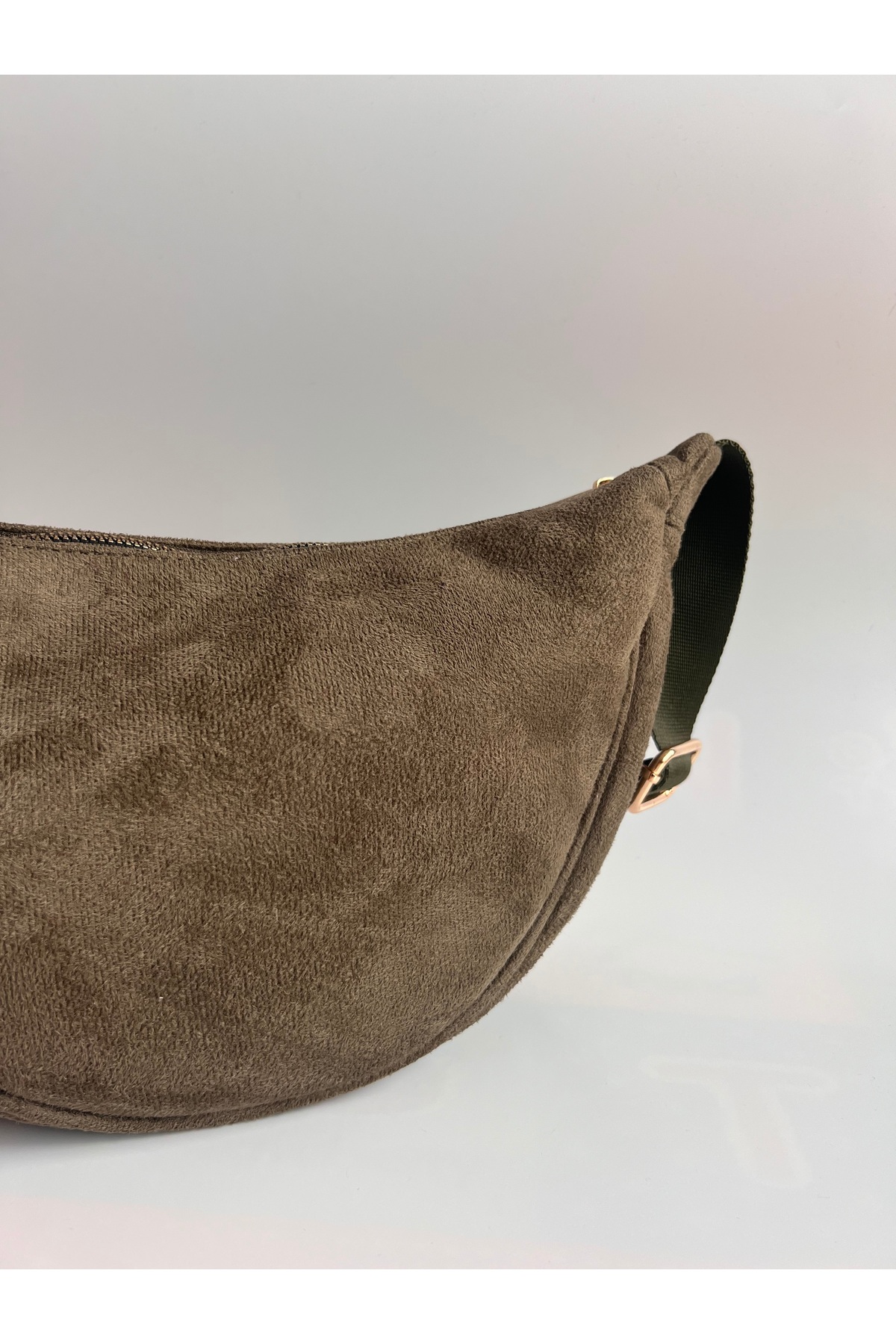 Wagna Süet Luna Bag Haki Çanta görsel 5